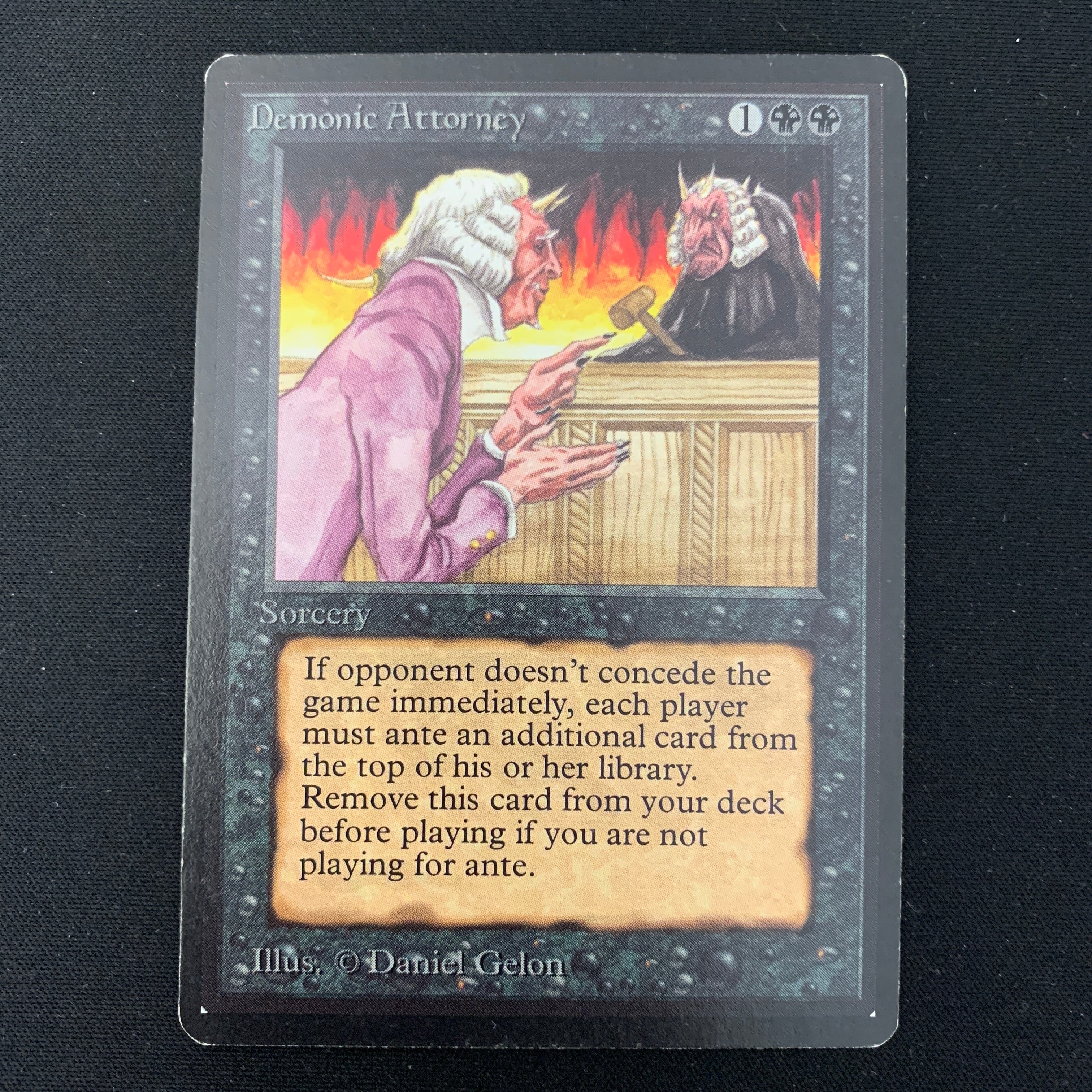 MTG Singles - Demonic Attorney - Beta - 