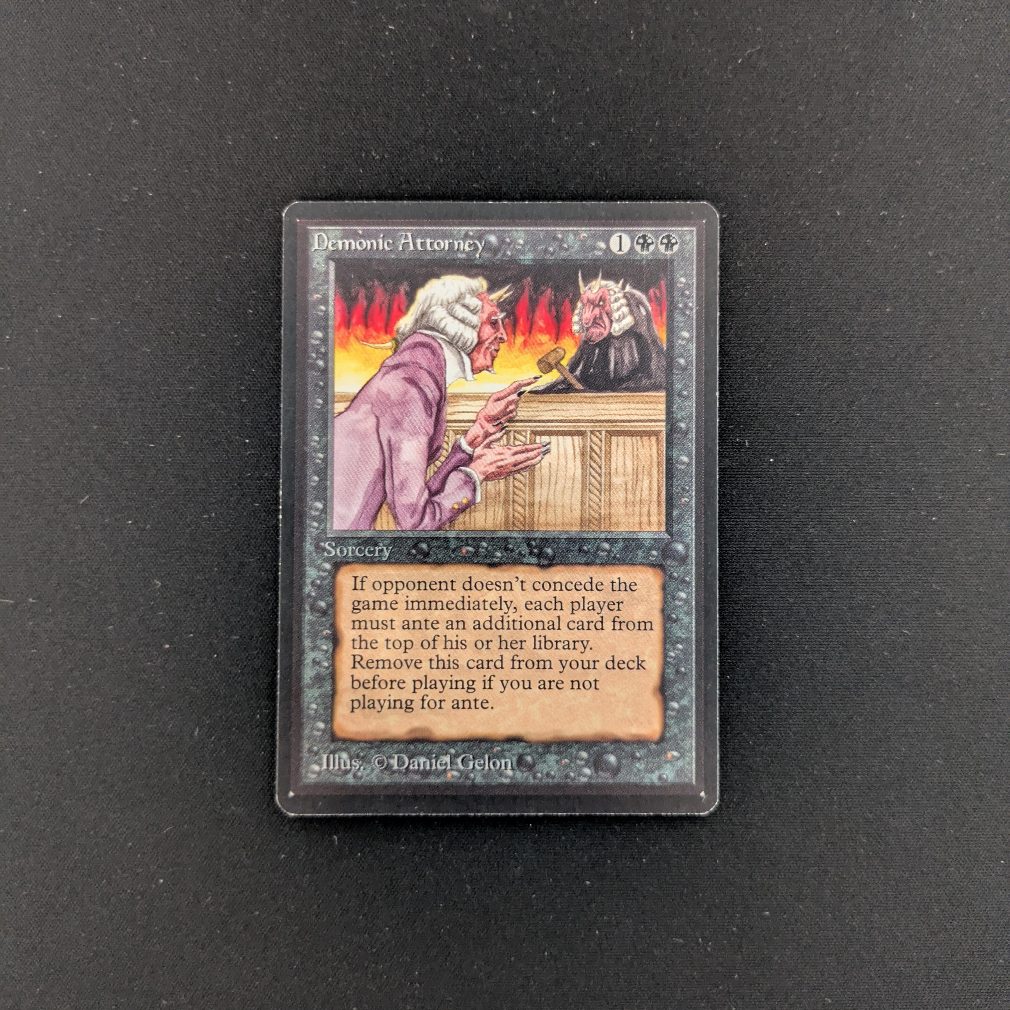MTG Singles - Demonic Attorney - Beta - 