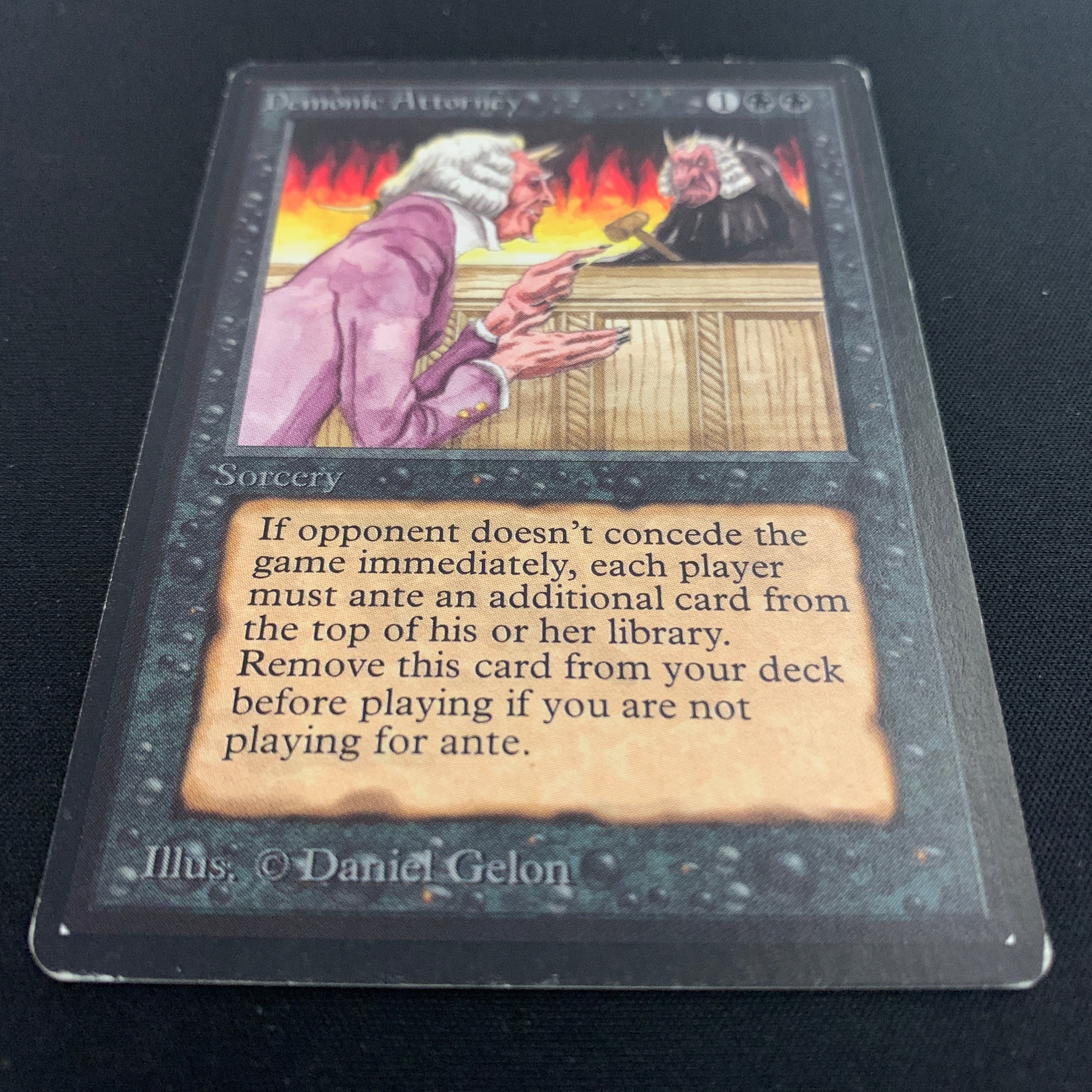 MTG Singles - Demonic Attorney - Beta - 