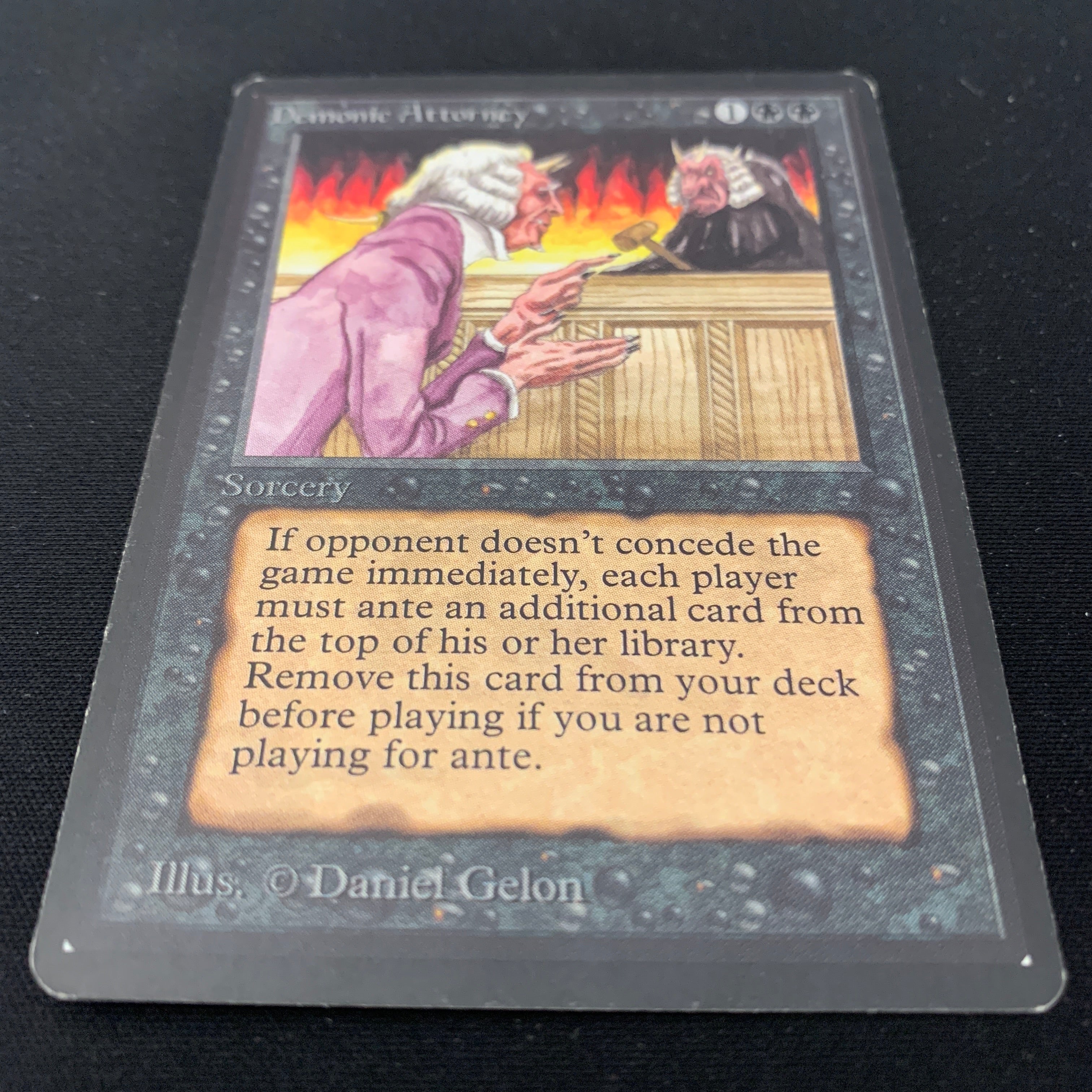 MTG Singles - Demonic Attorney - Beta - 