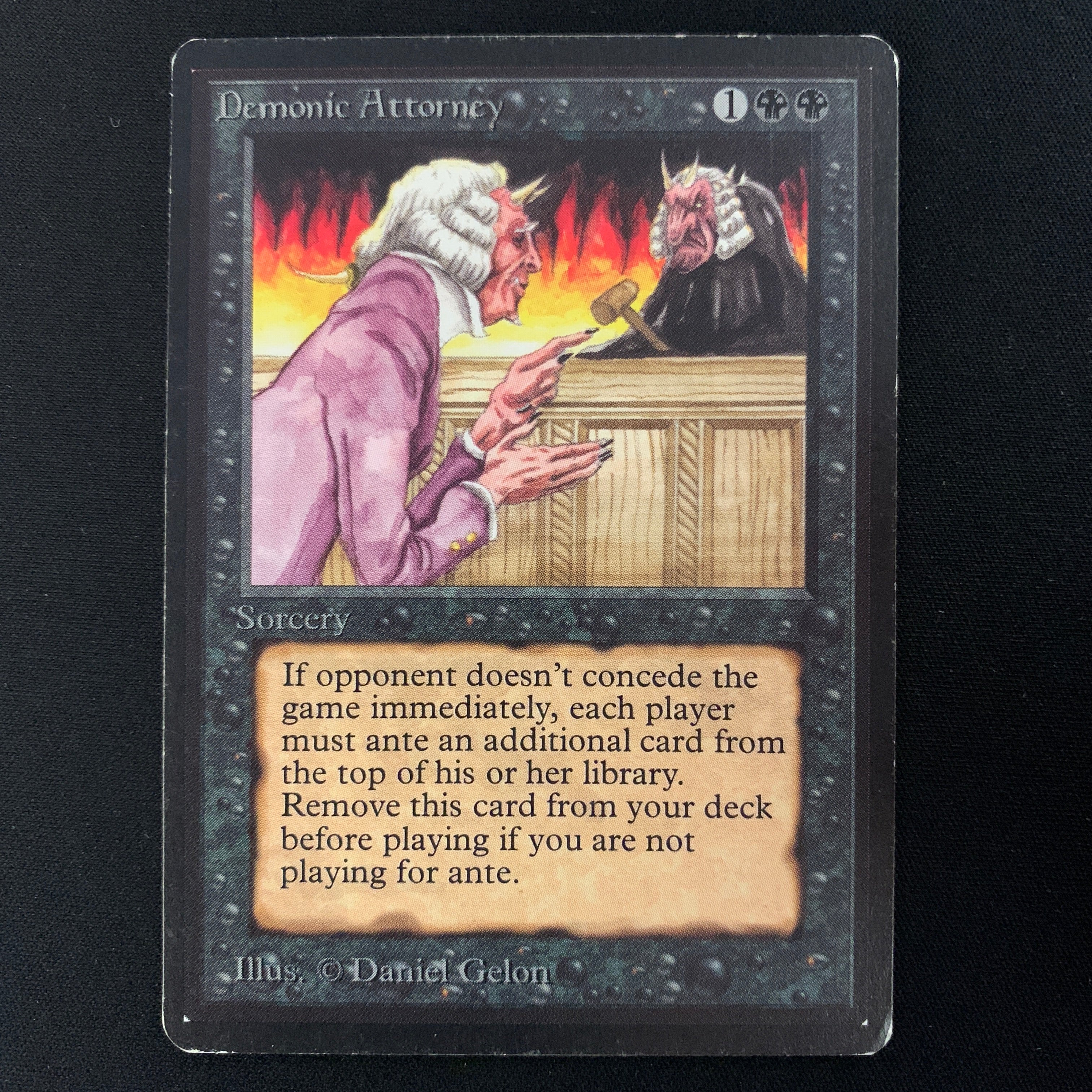 MTG Singles - Demonic Attorney - Beta - 