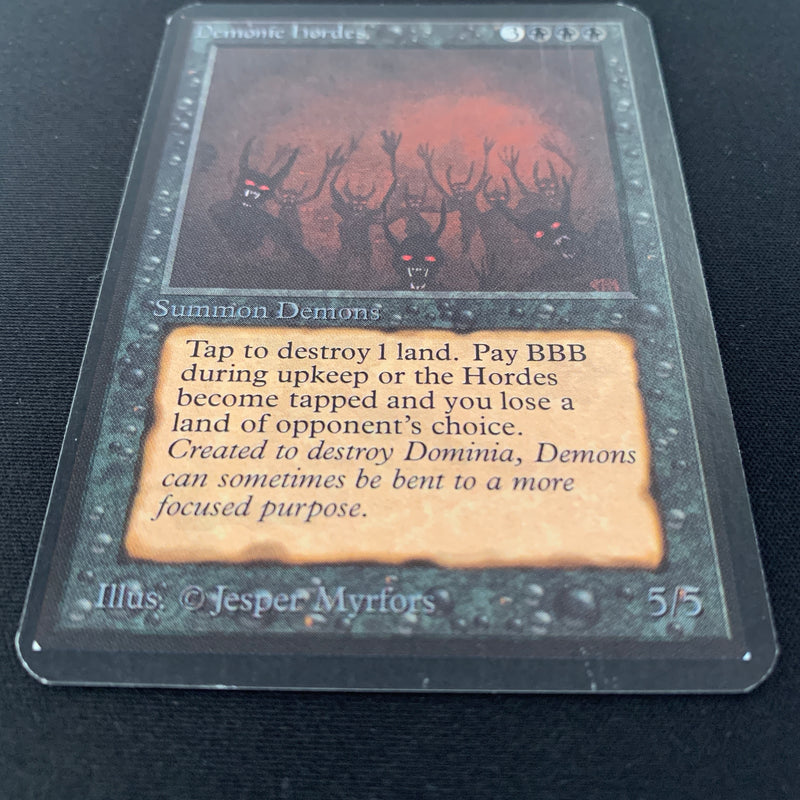 Magic the Gathering Demonic Hordes - Alpha 