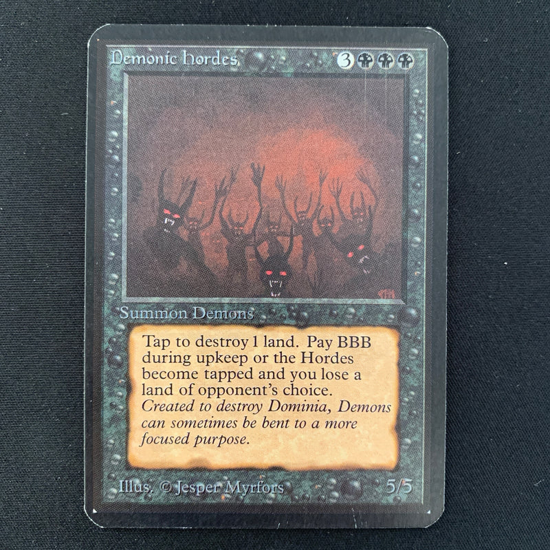 Magic the Gathering Demonic Hordes - Alpha 