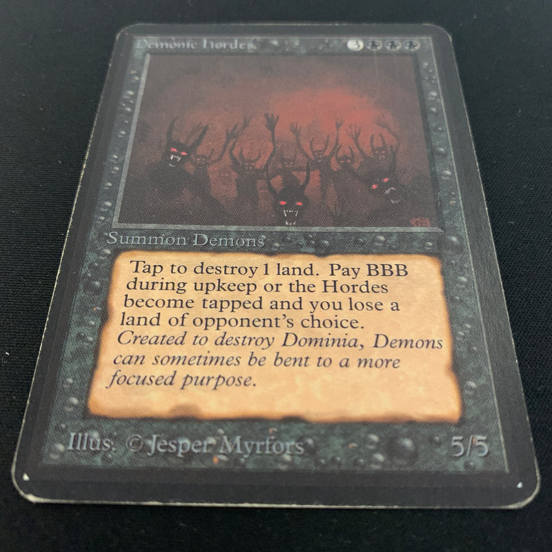 Magic the Gathering Demonic Hordes - Alpha 