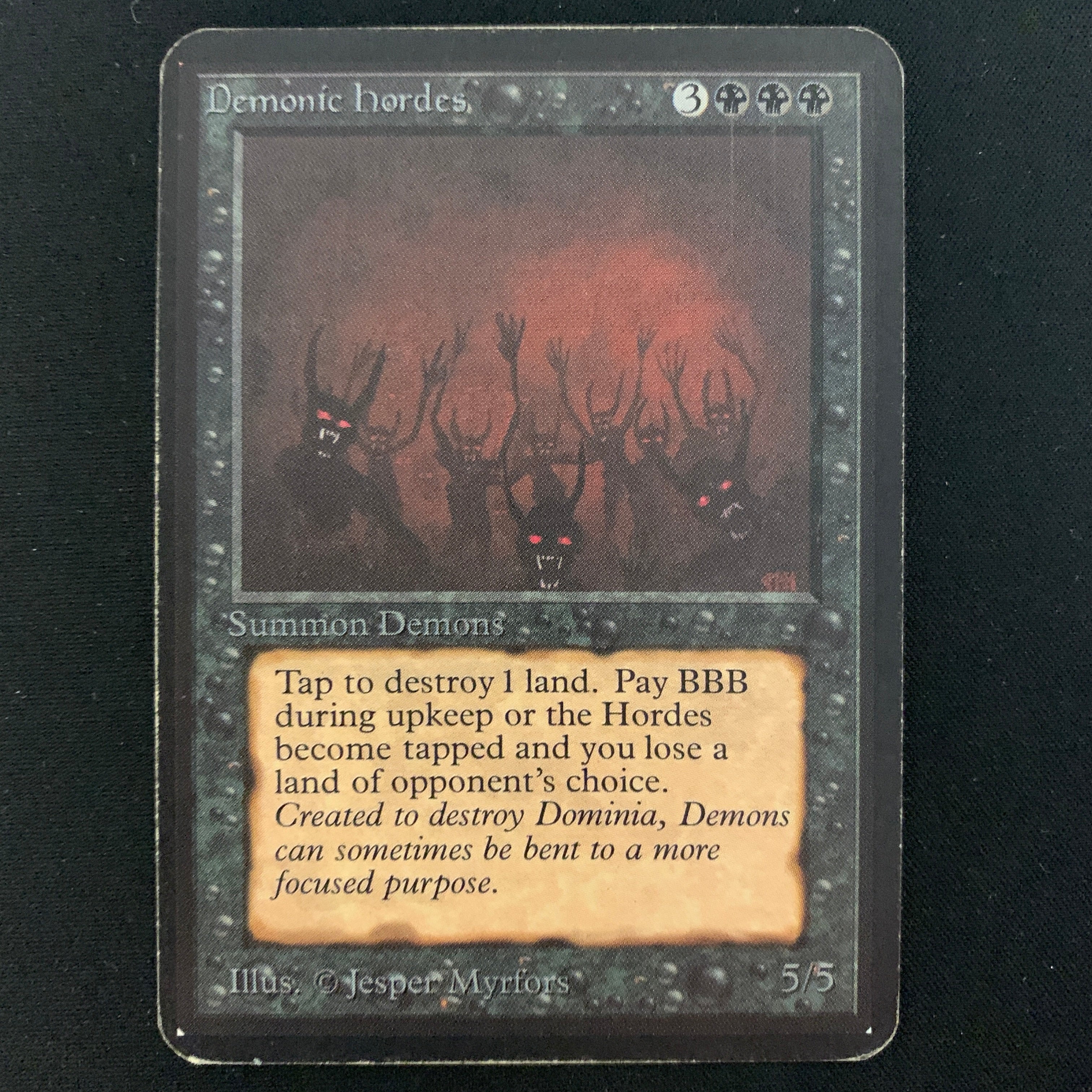 MTG Singles - Demonic Hordes - Alpha - 