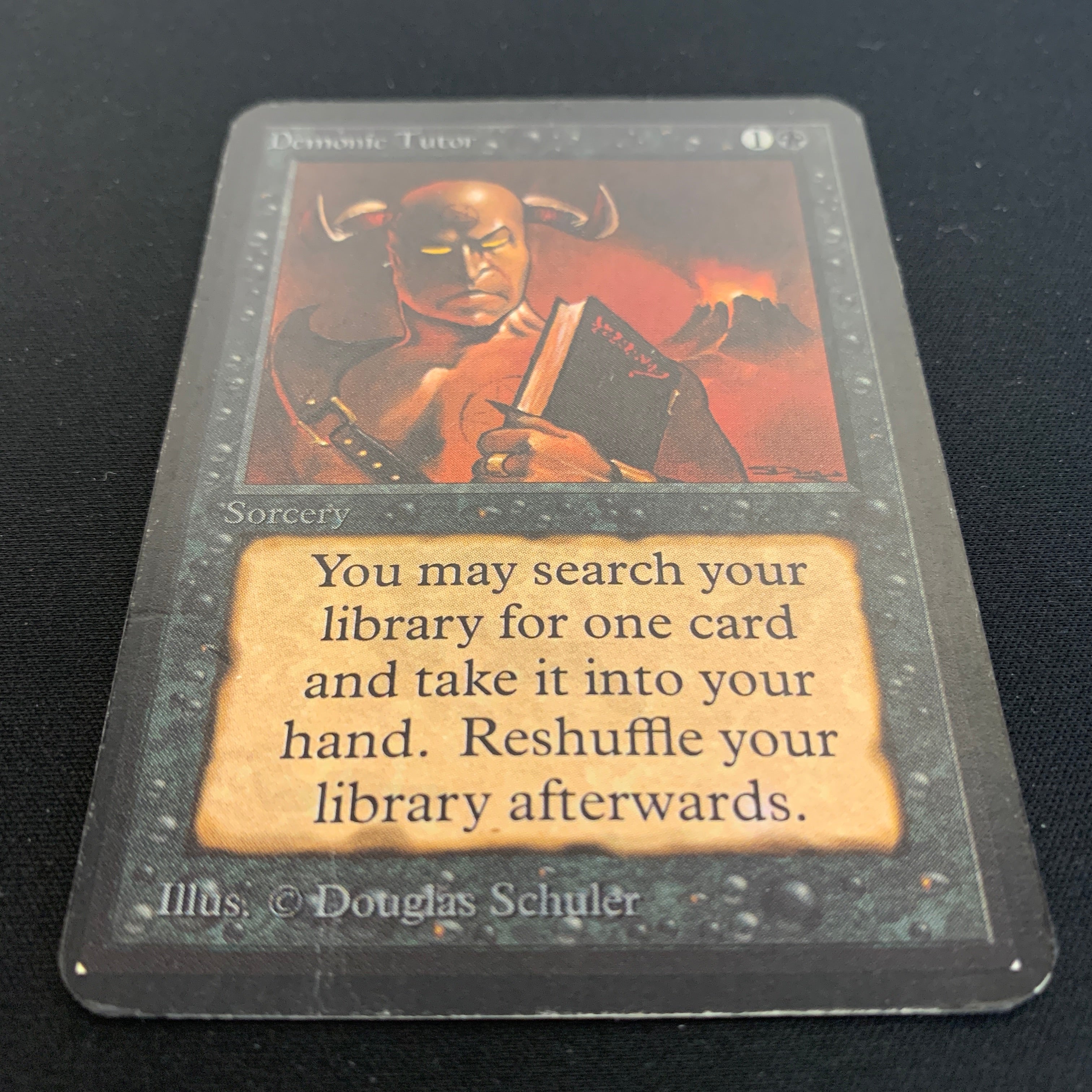 MTG Singles - Demonic Tutor - Alpha - 