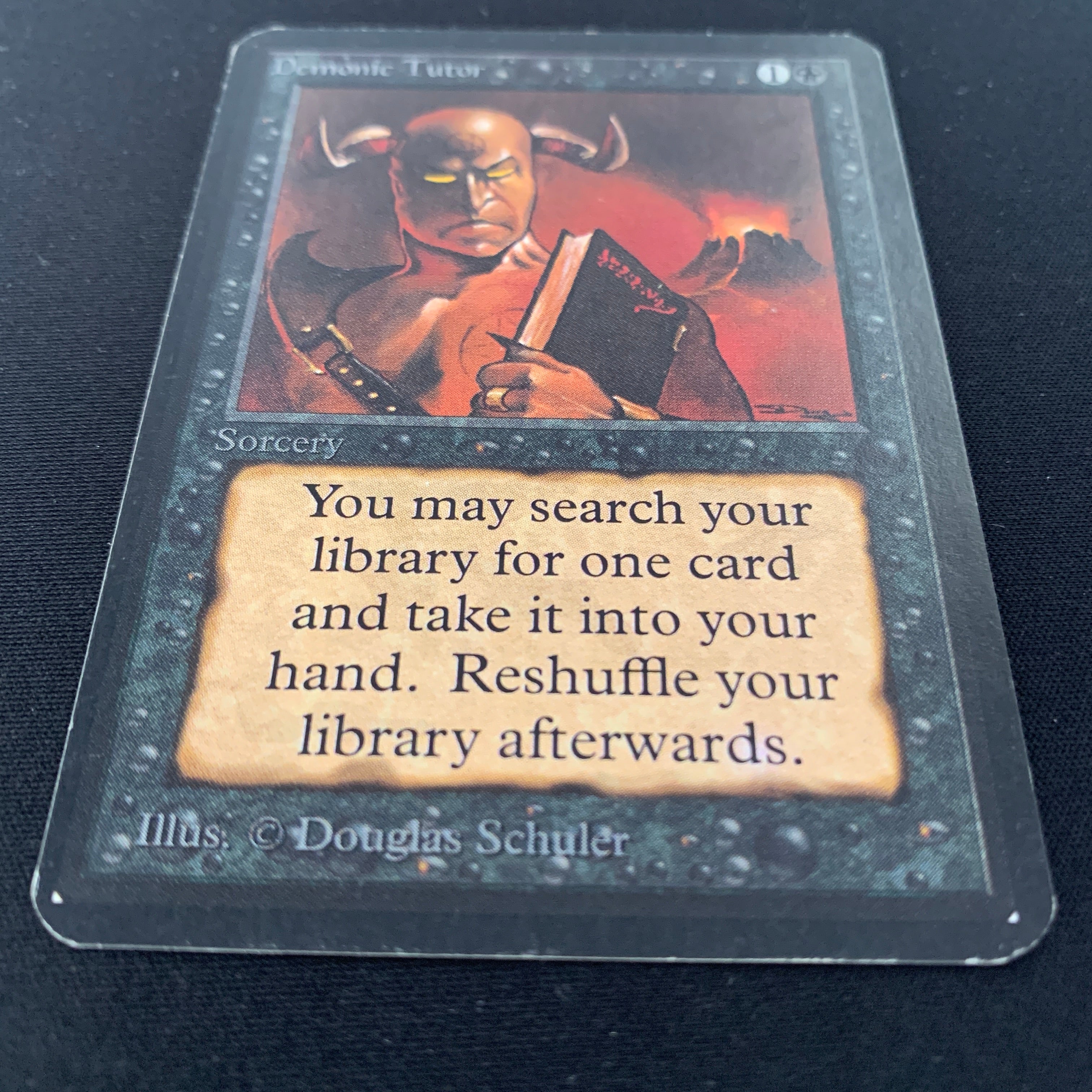 MTG Singles - Demonic Tutor - Alpha - 