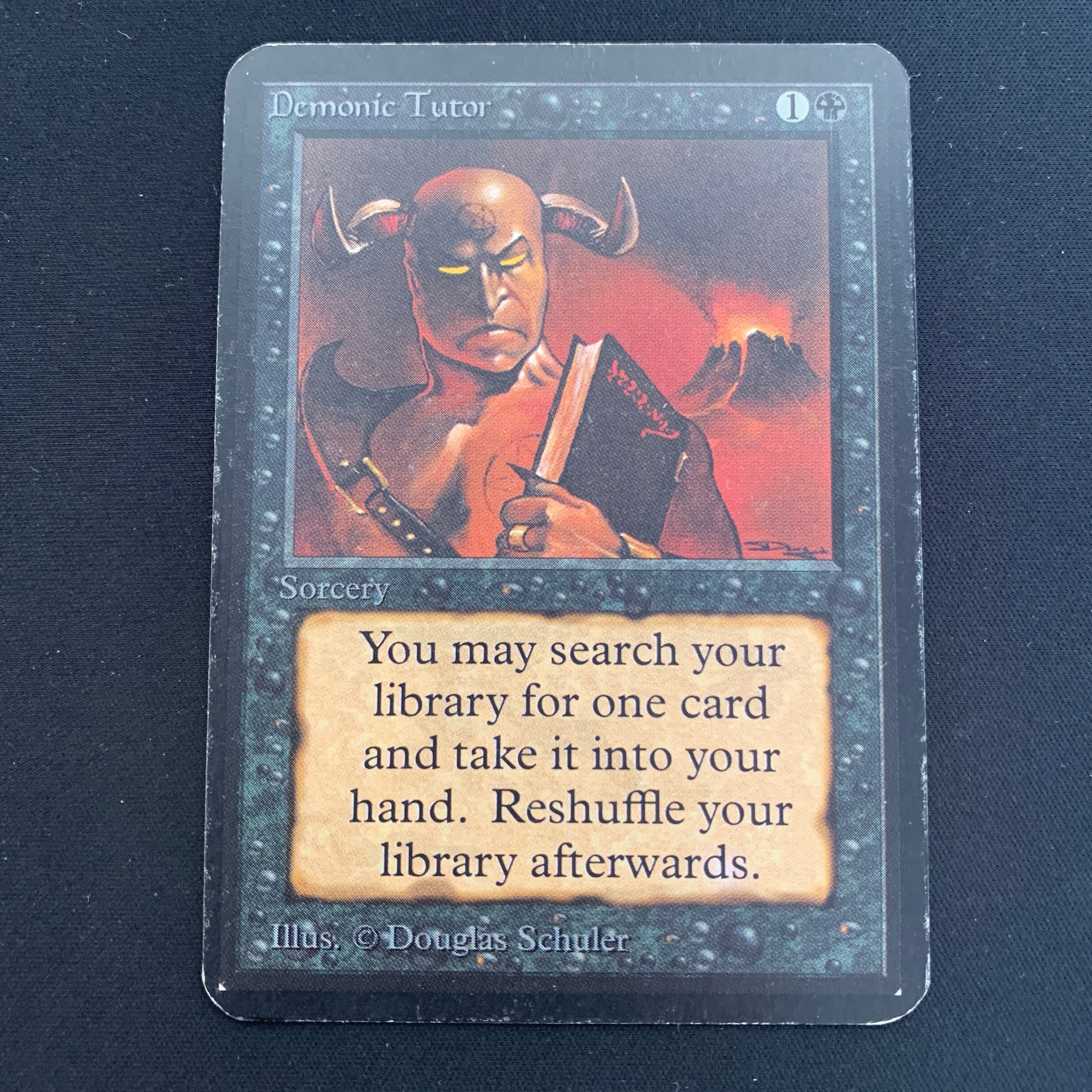 MTG Singles - Demonic Tutor - Alpha - 