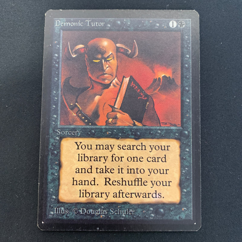 Magic the Gathering Demonic Tutor - Beta 