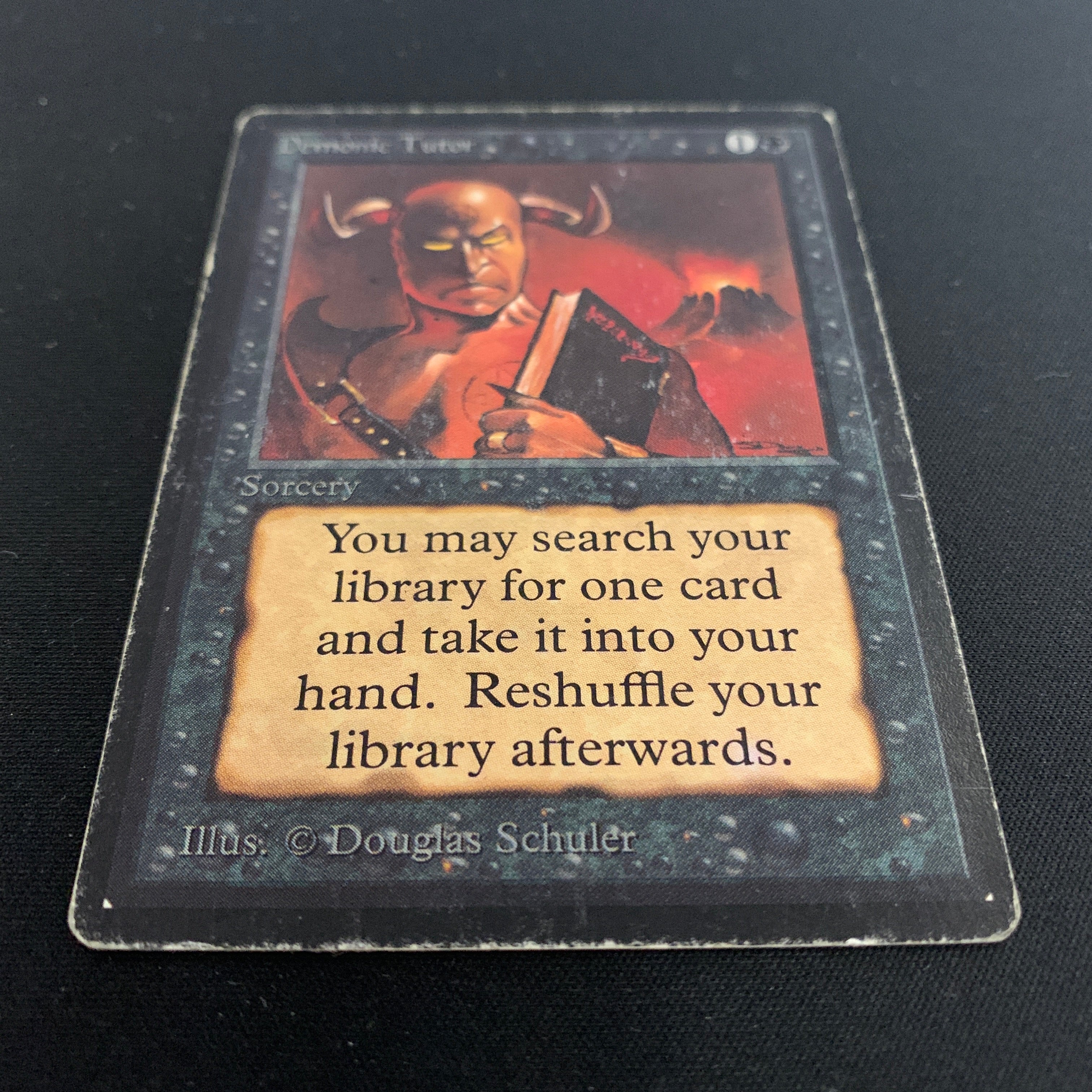 MTG Singles - Demonic Tutor - Beta - 