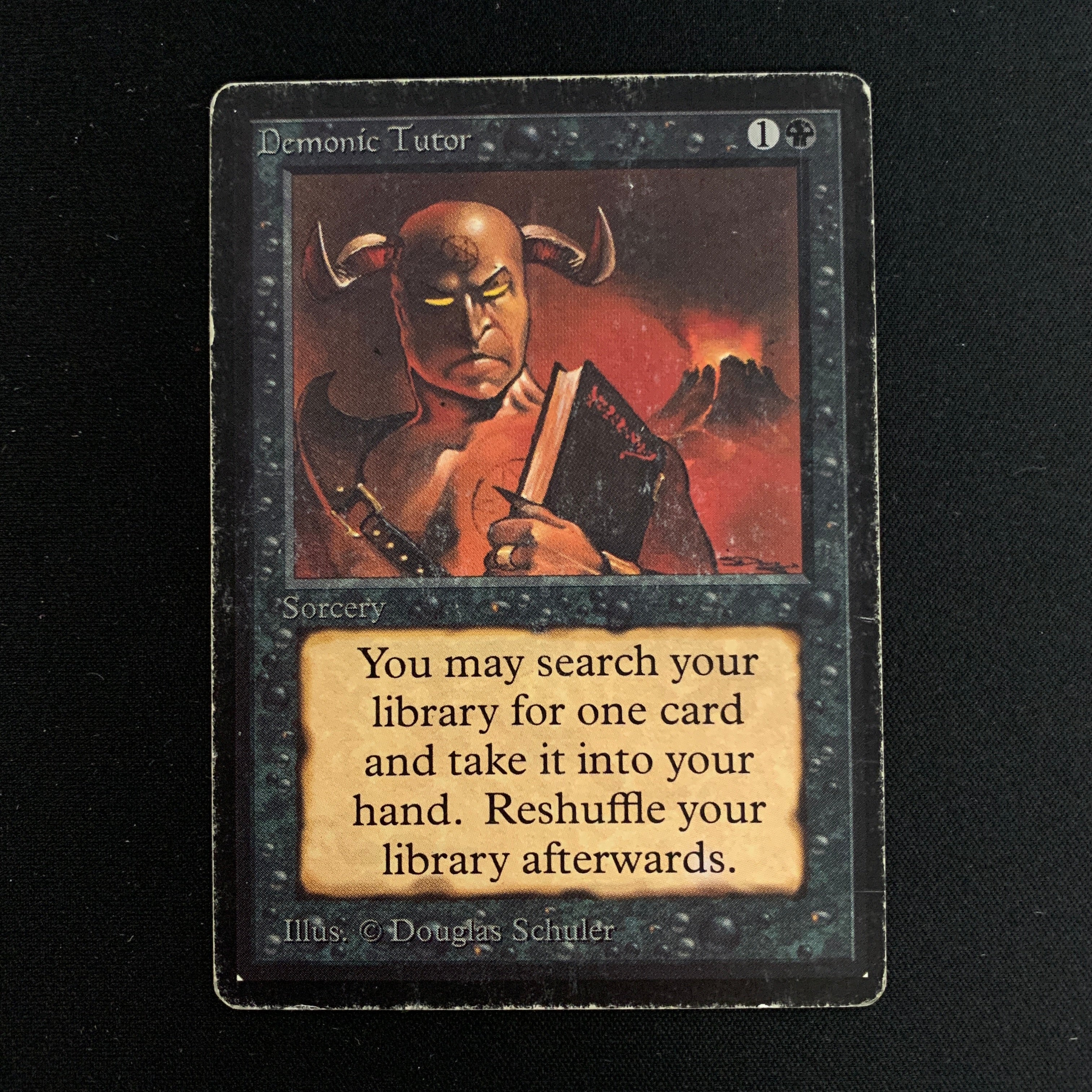MTG Singles - Demonic Tutor - Beta - 