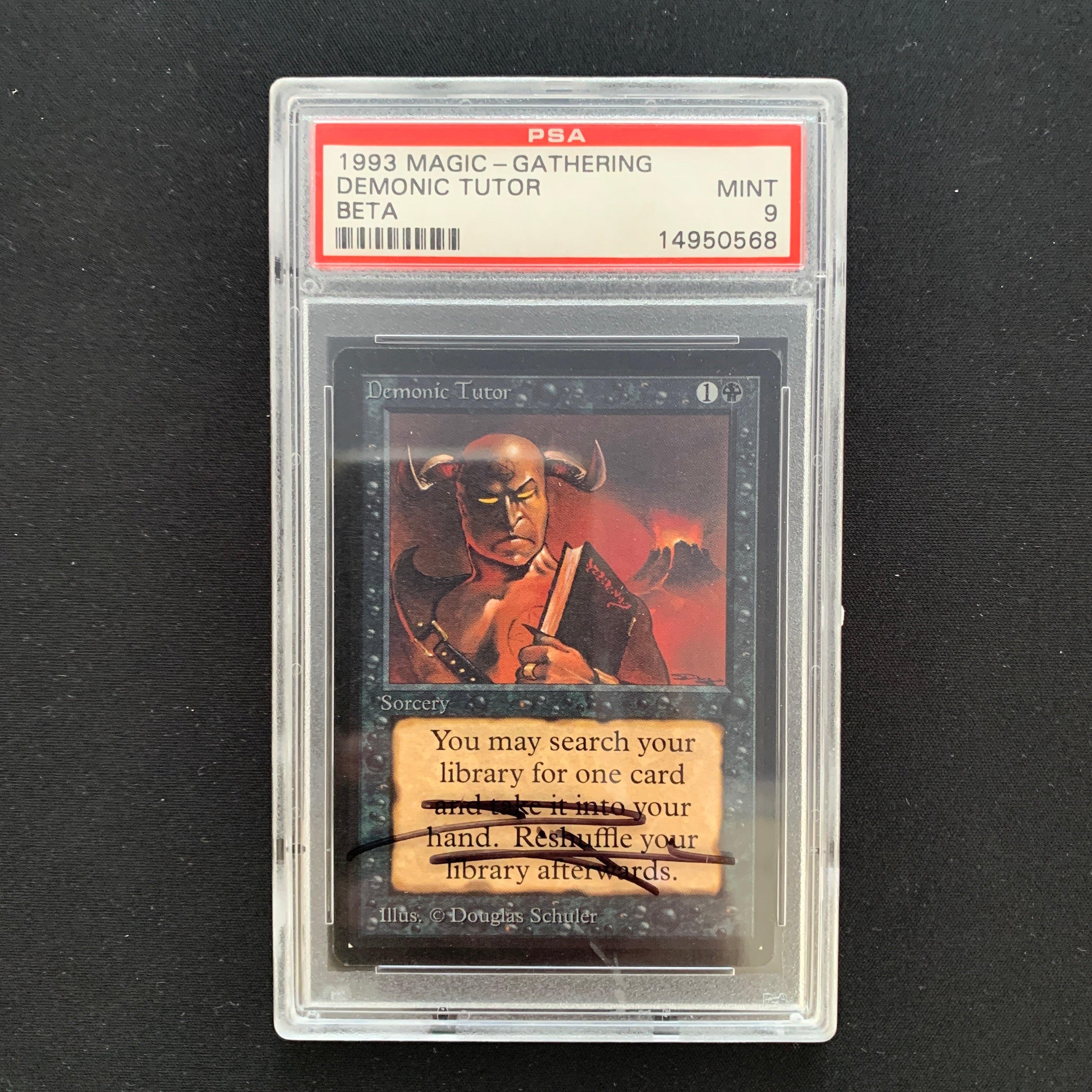 MTG Singles - Demonic Tutor - Beta - 