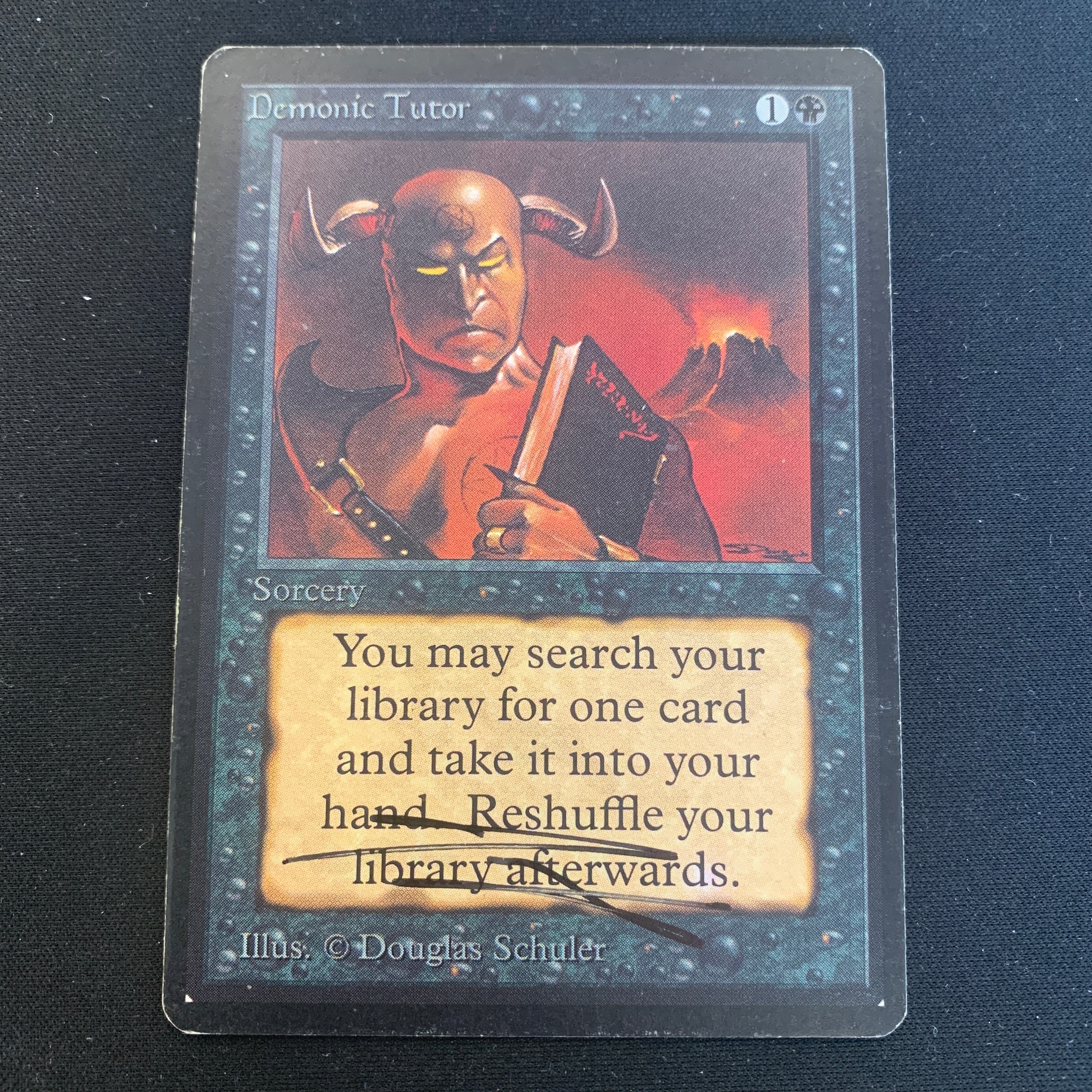 MTG Singles - Demonic Tutor - Beta - 