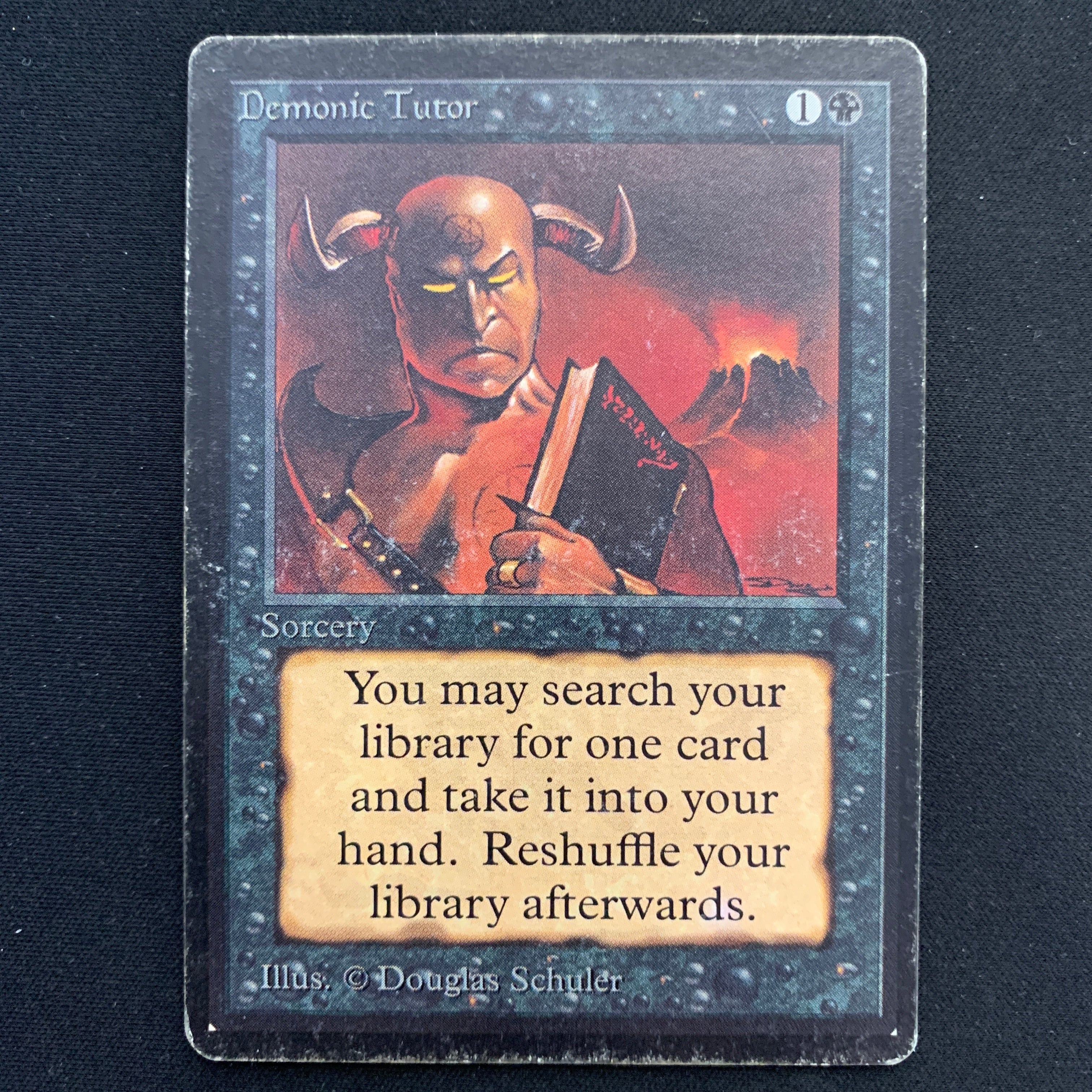 MTG Singles - Demonic Tutor - Beta - 