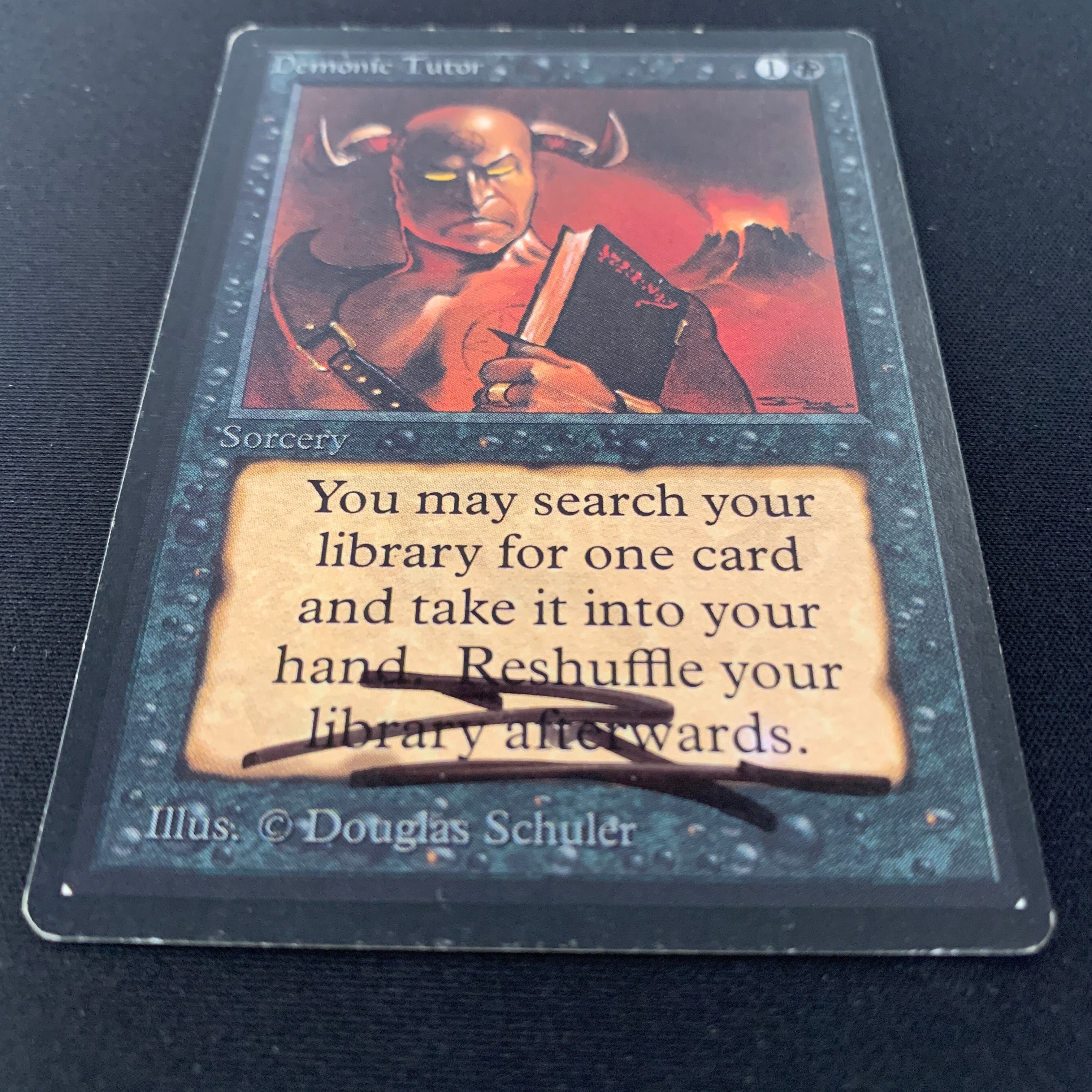 MTG Singles - Demonic Tutor - Beta - 