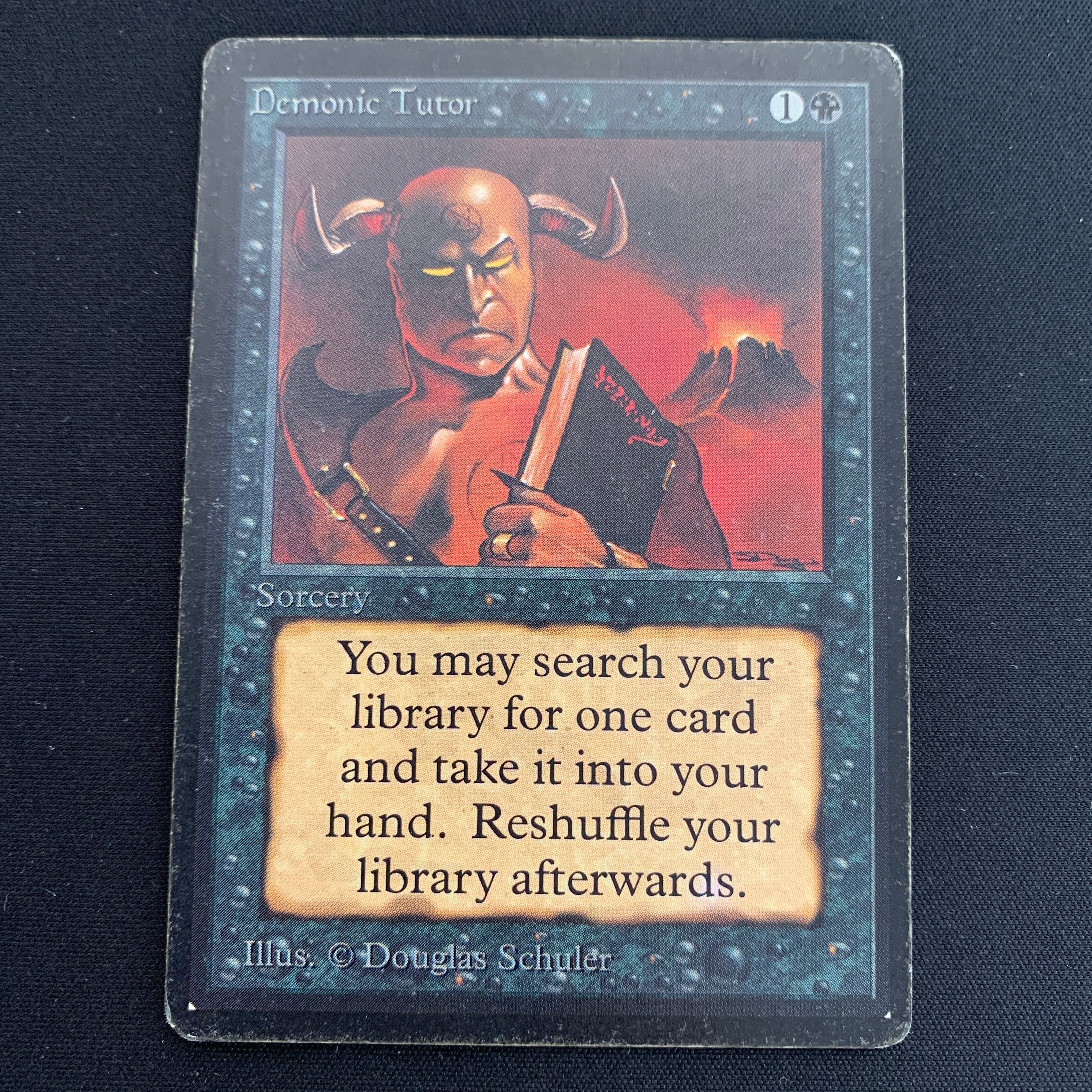 MTG Singles - Demonic Tutor - Beta - 