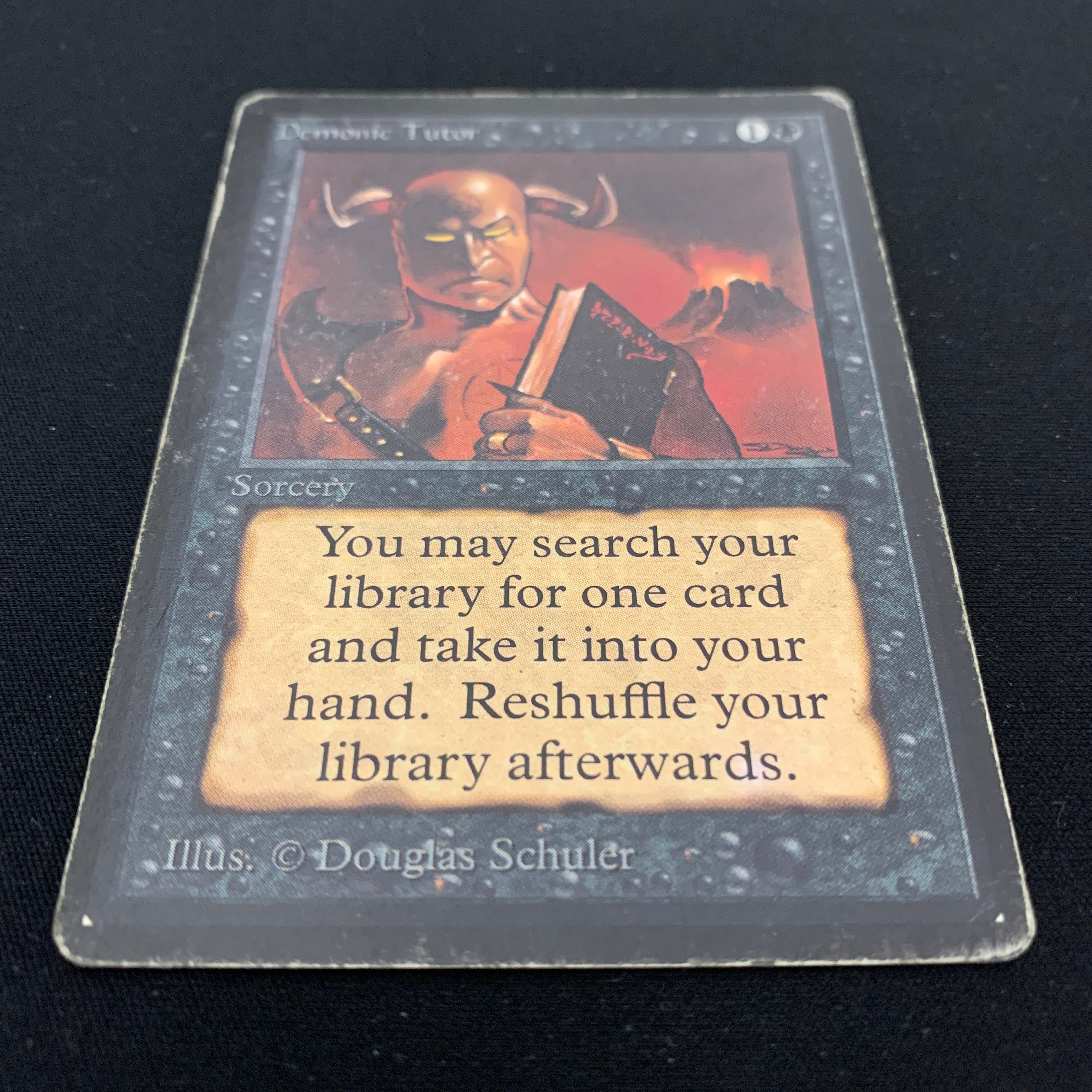 MTG Singles - Demonic Tutor - Beta - 