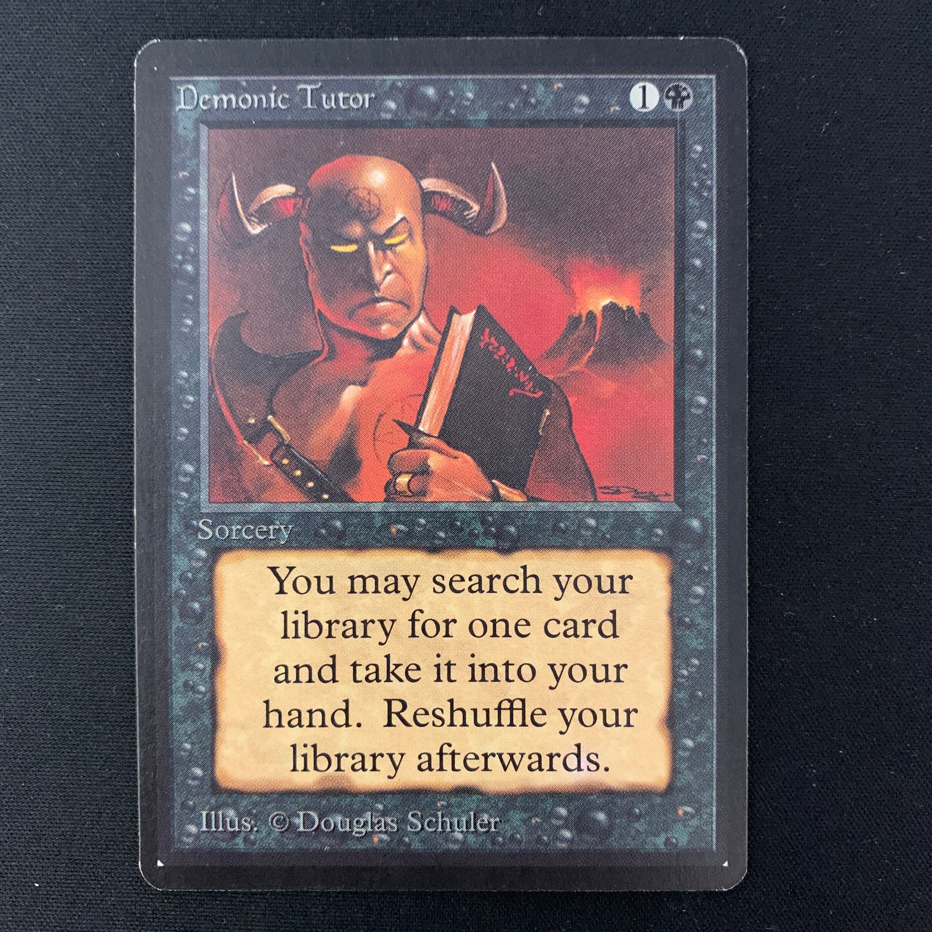 MTG Singles - Demonic Tutor - Beta - 