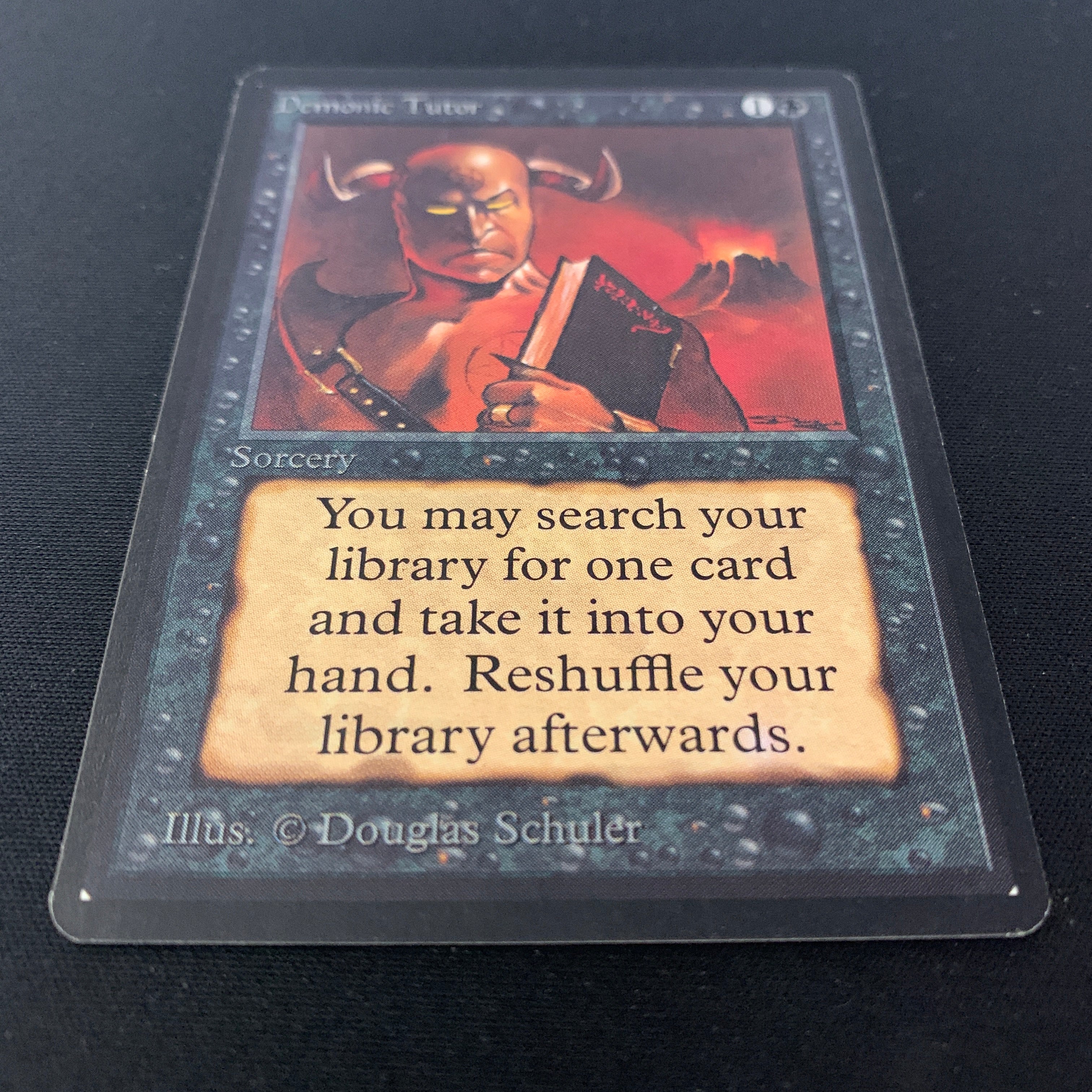 MTG Singles - Demonic Tutor - Beta - 