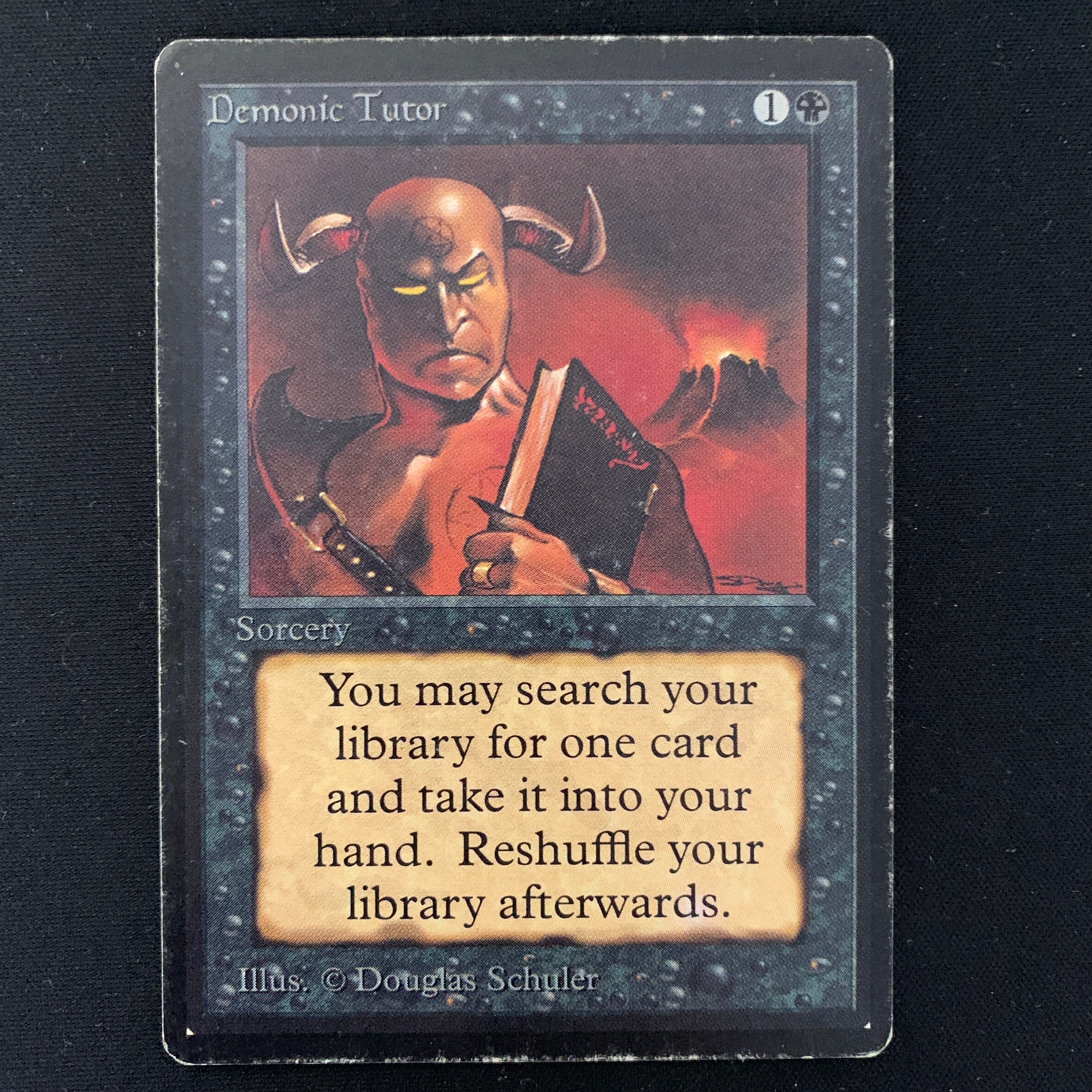 MTG Singles - Demonic Tutor - Beta - 