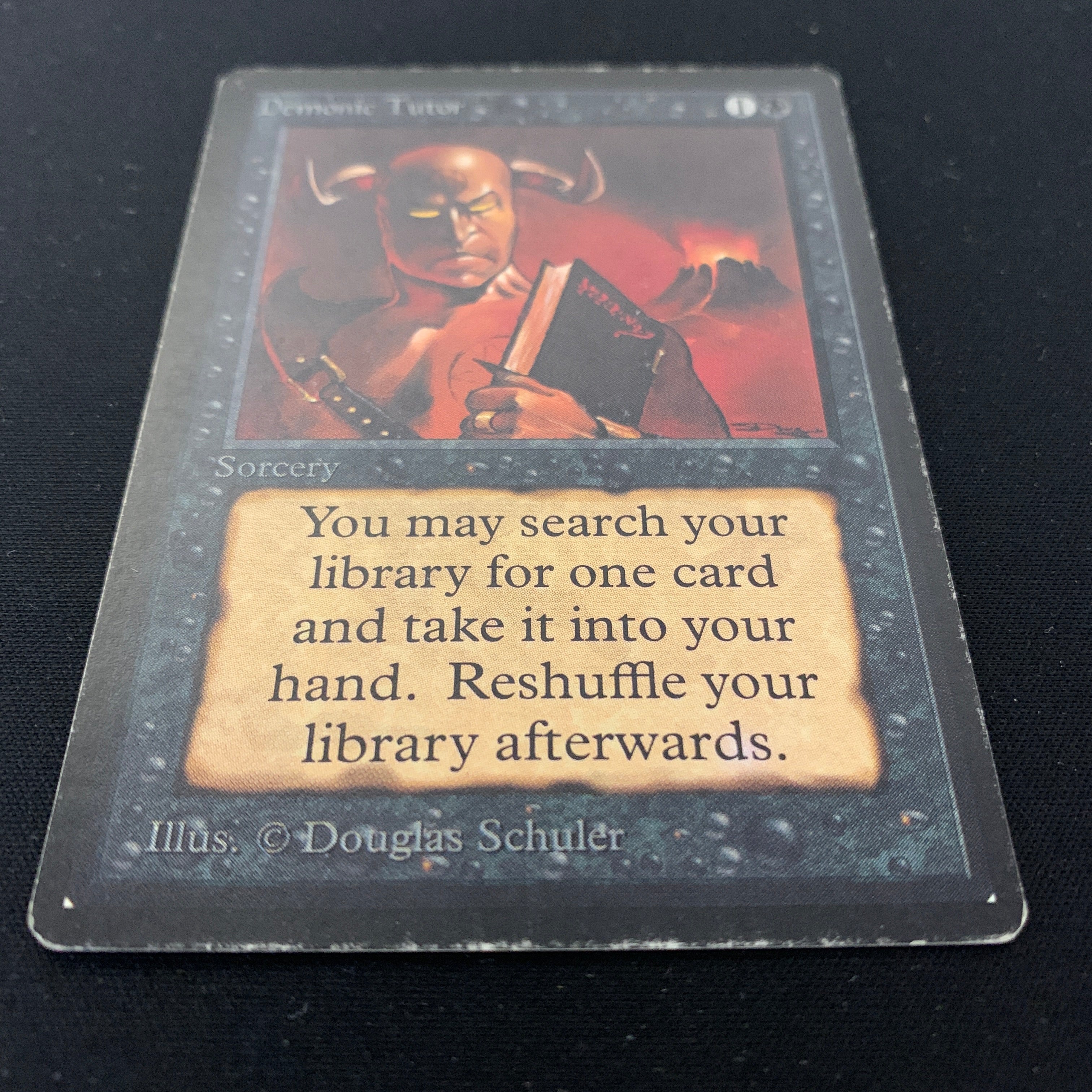 MTG Singles - Demonic Tutor - Beta - 