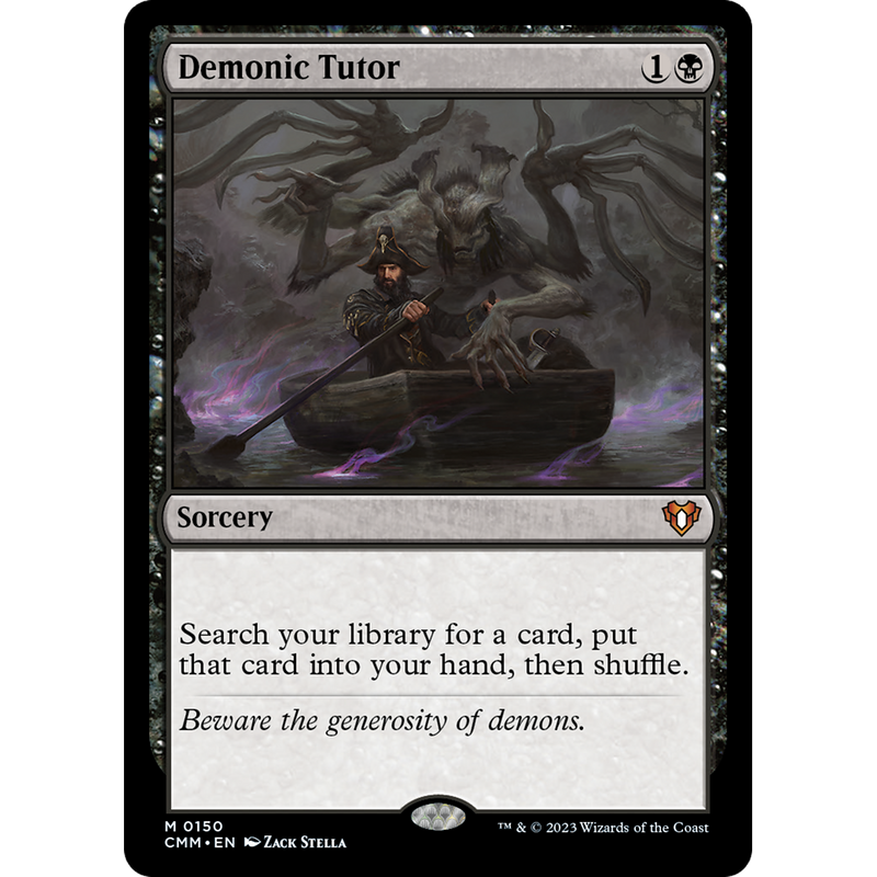 Magic the Gathering Demonic Tutor - Commander Masters NM