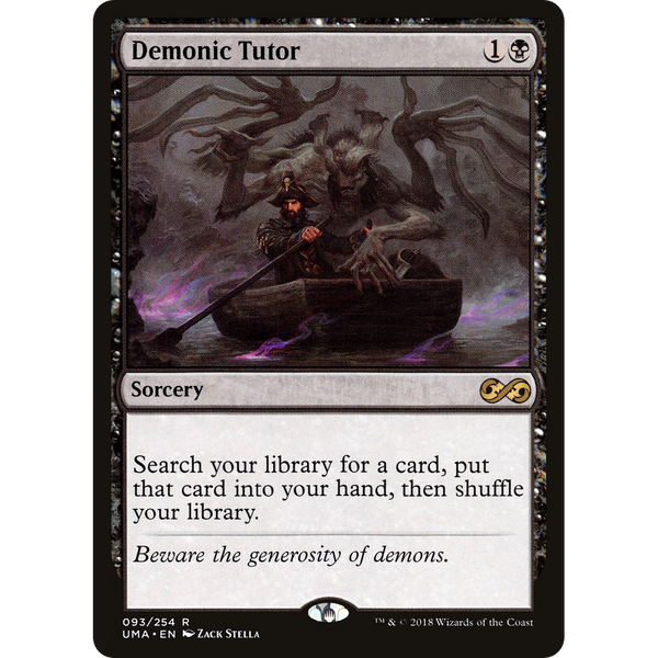 Magic the Gathering Demonic Tutor - Ultimate Masters NM