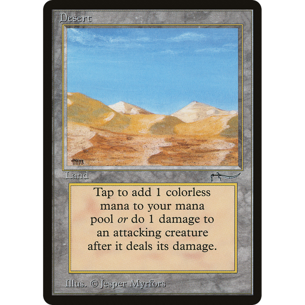 Magic the Gathering Desert - Arabian Nights NM