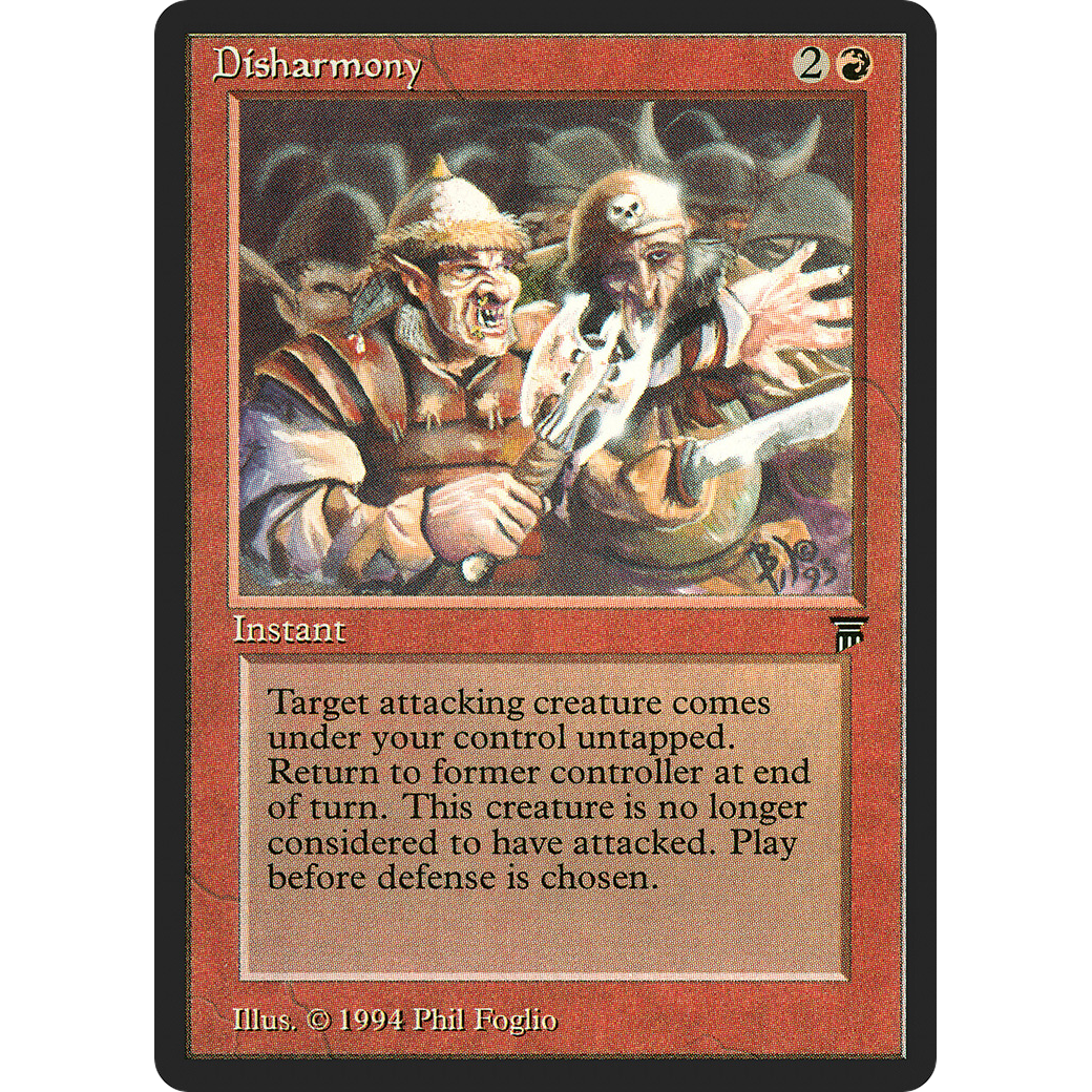 MTG Singles - Disharmony - Legends - NM