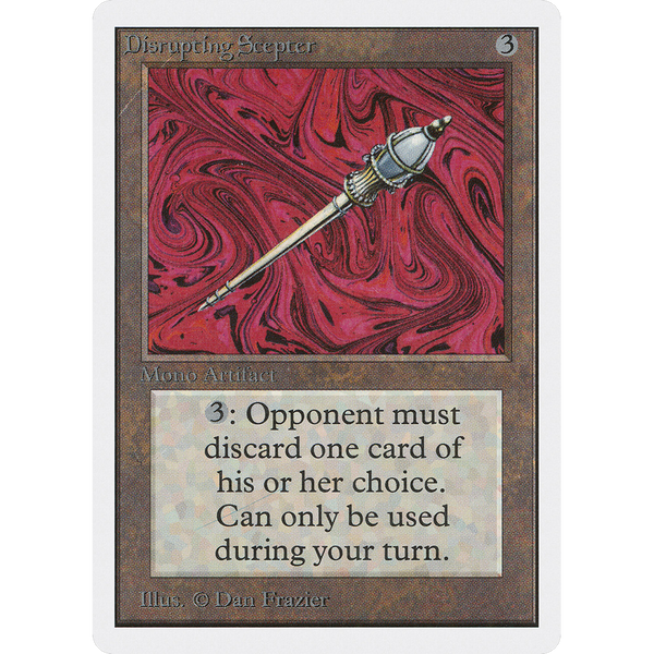 Magic the Gathering Disrupting Scepter - Unlimited NM