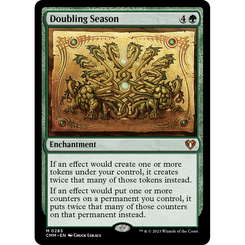 Magic the Gathering Doubling Season - Commander Masters NM