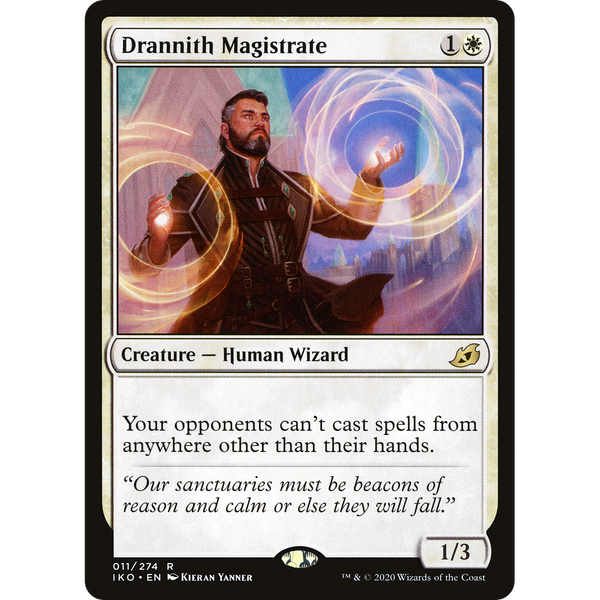 Magic the Gathering Drannith Magistrate - Ikoria: Lair of Behemoths NM