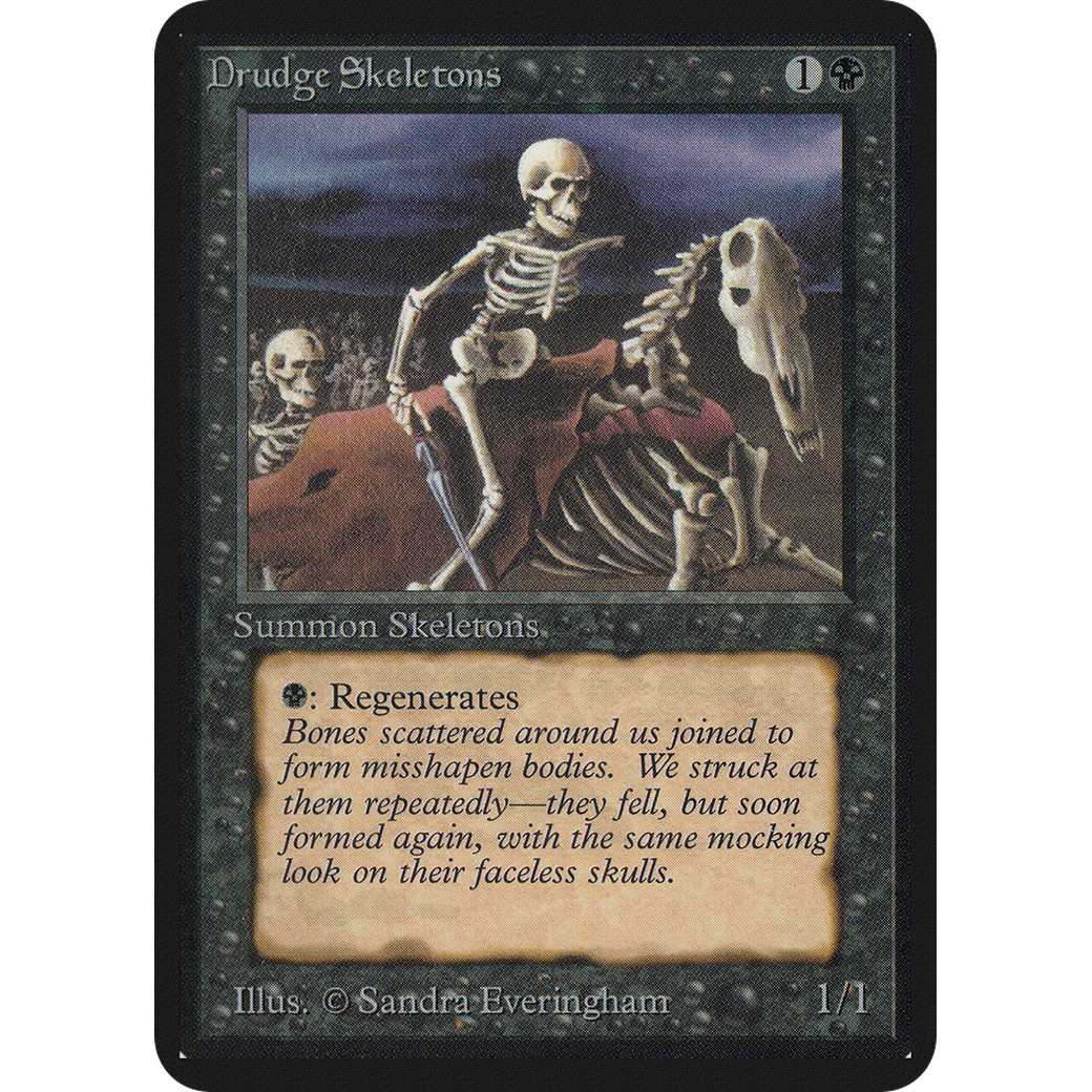 MTG Singles - Drudge Skeletons - Alpha - NM