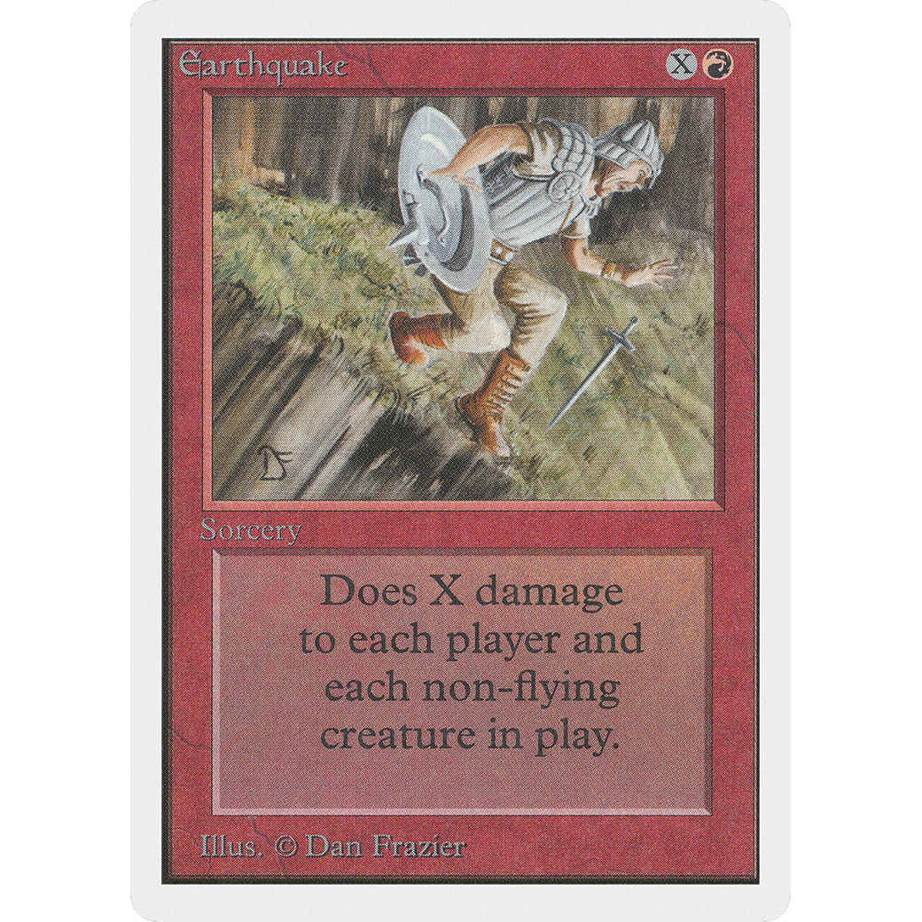 MTG Singles - Earthquake - Unlimited - NM
