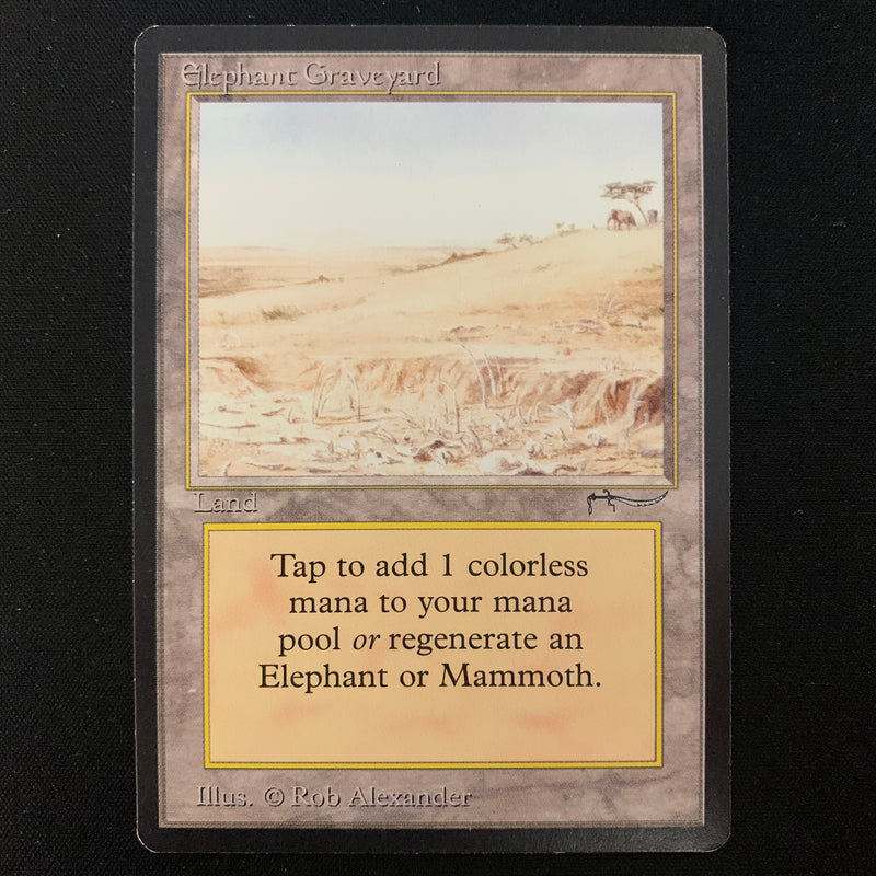 Magic the Gathering Elephant Graveyard - Arabian Nights 