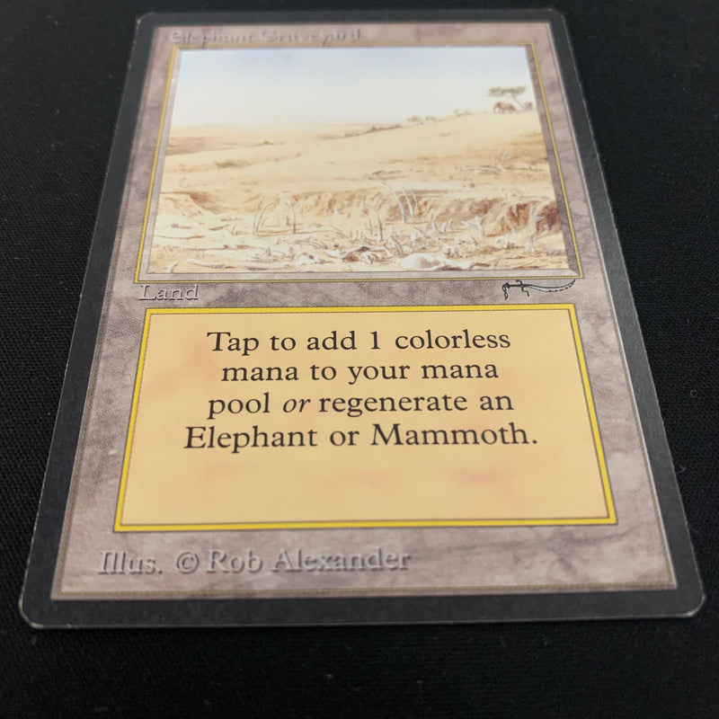 Magic the Gathering Elephant Graveyard - Arabian Nights 