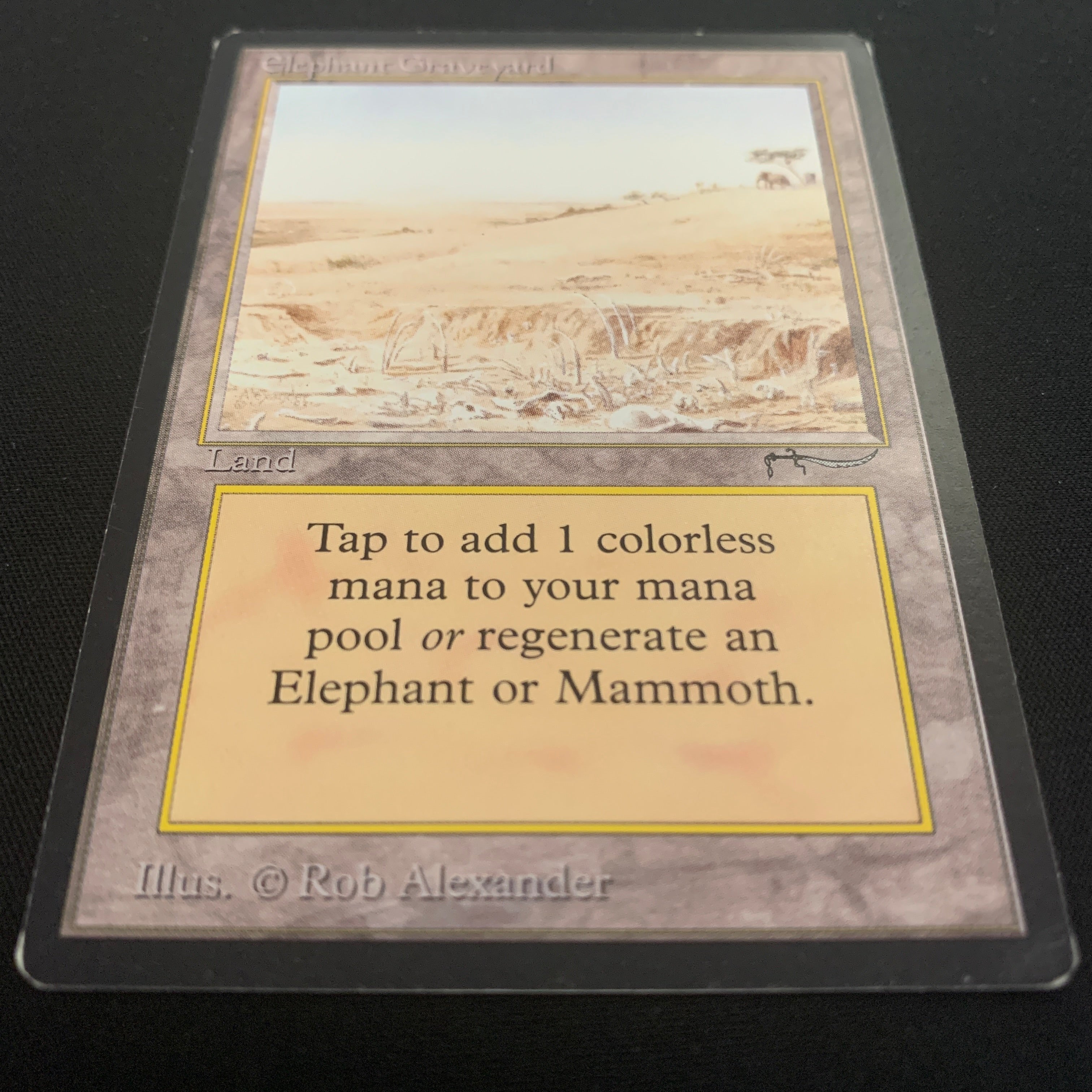 MTG Singles - Elephant Graveyard - Arabian Nights - 