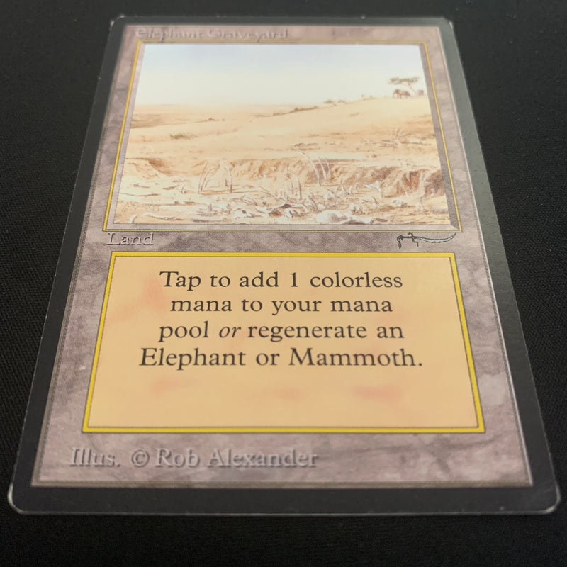 Magic the Gathering Elephant Graveyard - Arabian Nights 