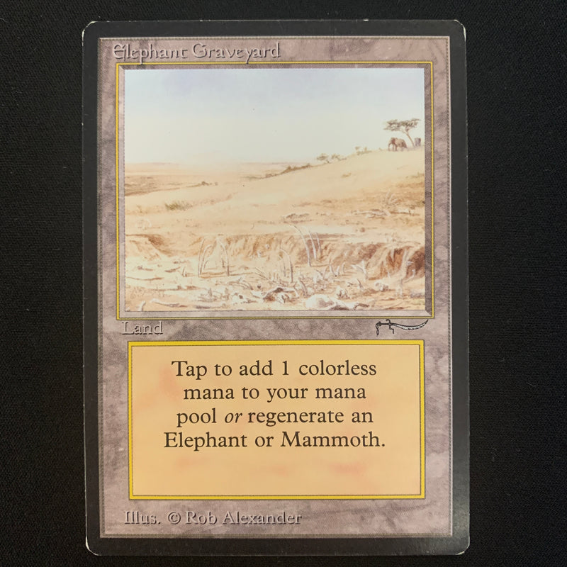 Magic the Gathering Elephant Graveyard - Arabian Nights 