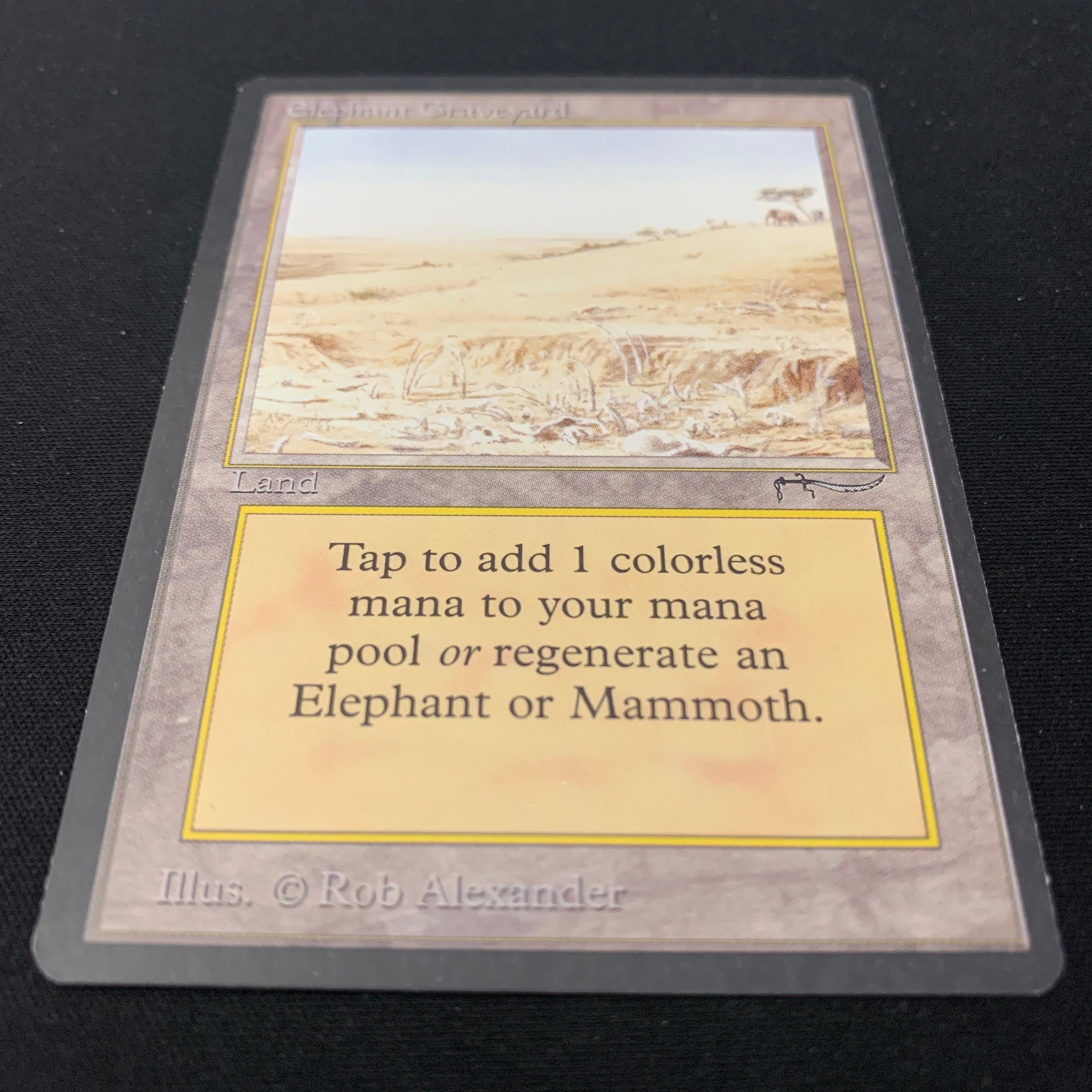 MTG Singles - Elephant Graveyard - Arabian Nights - 