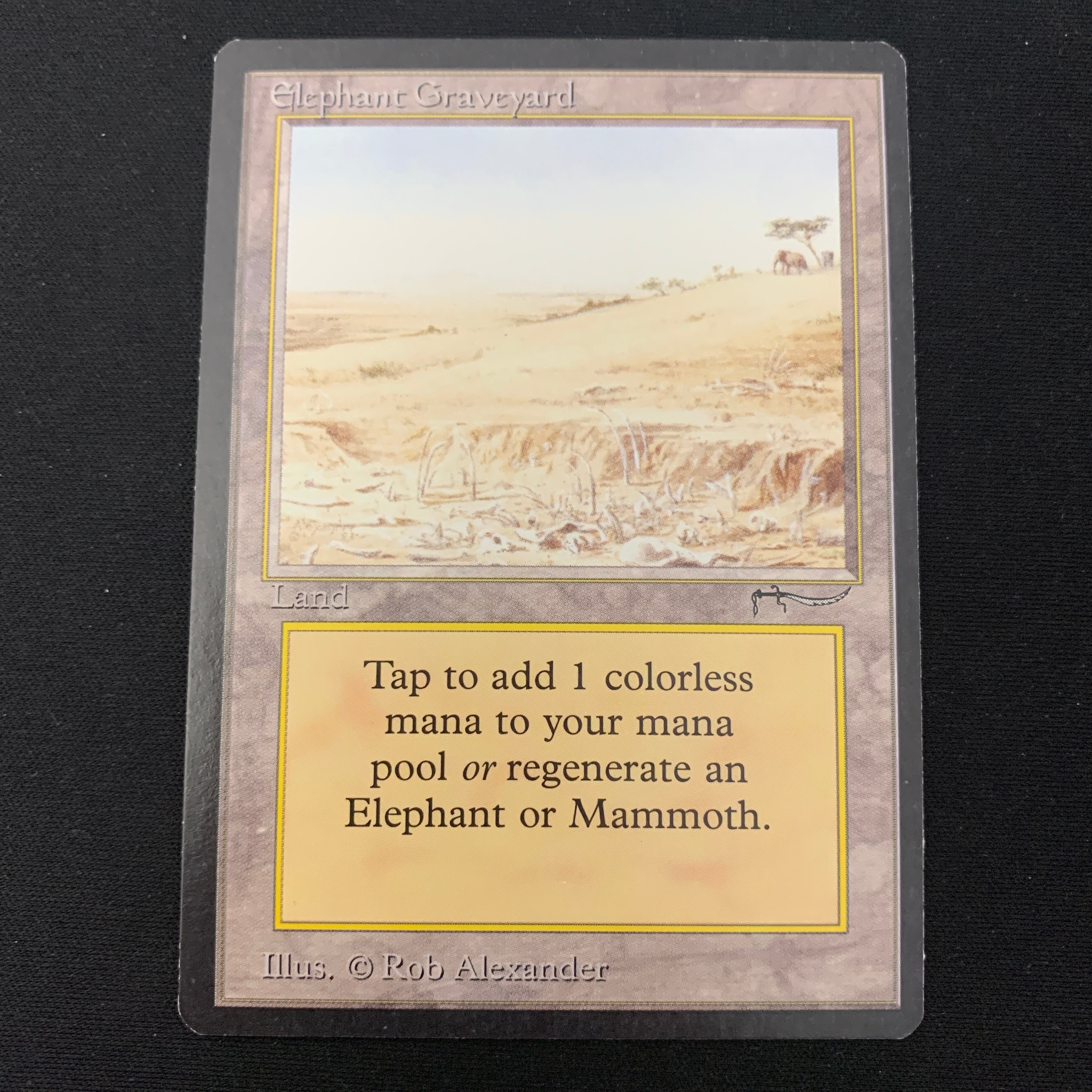 MTG Singles - Elephant Graveyard - Arabian Nights - 