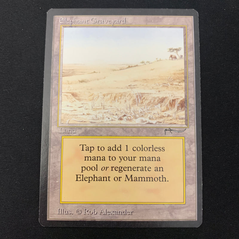 Magic the Gathering Elephant Graveyard - Arabian Nights 