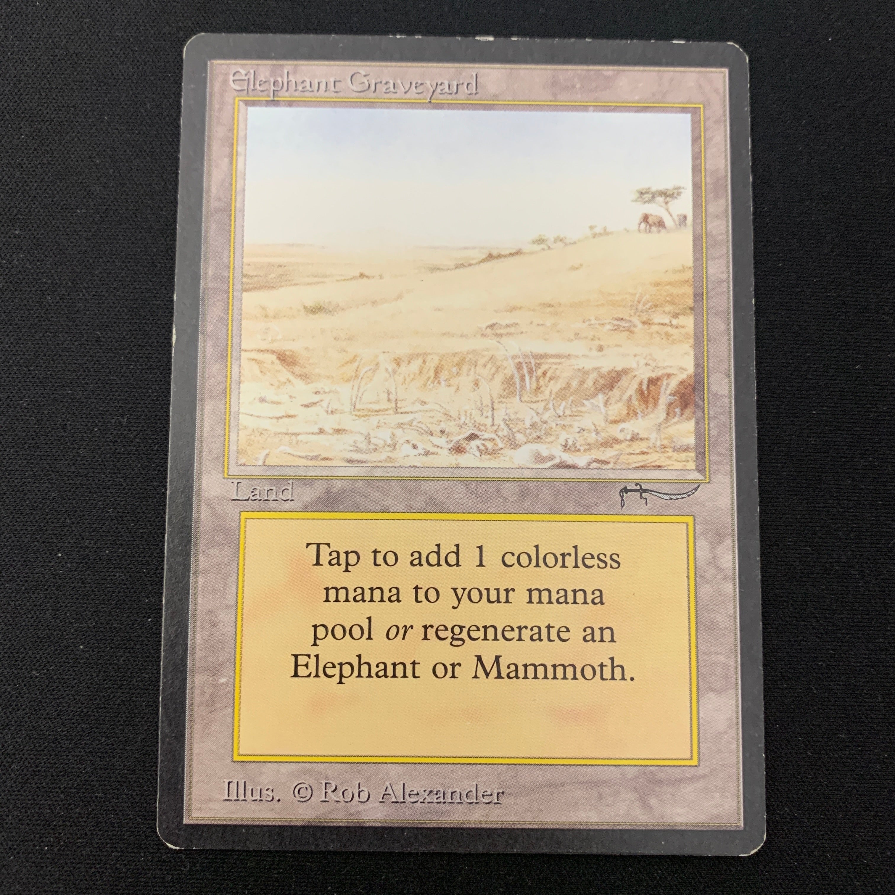 MTG Singles - Elephant Graveyard - Arabian Nights - 