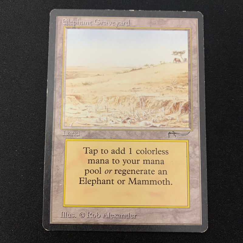 Magic the Gathering Elephant Graveyard - Arabian Nights 