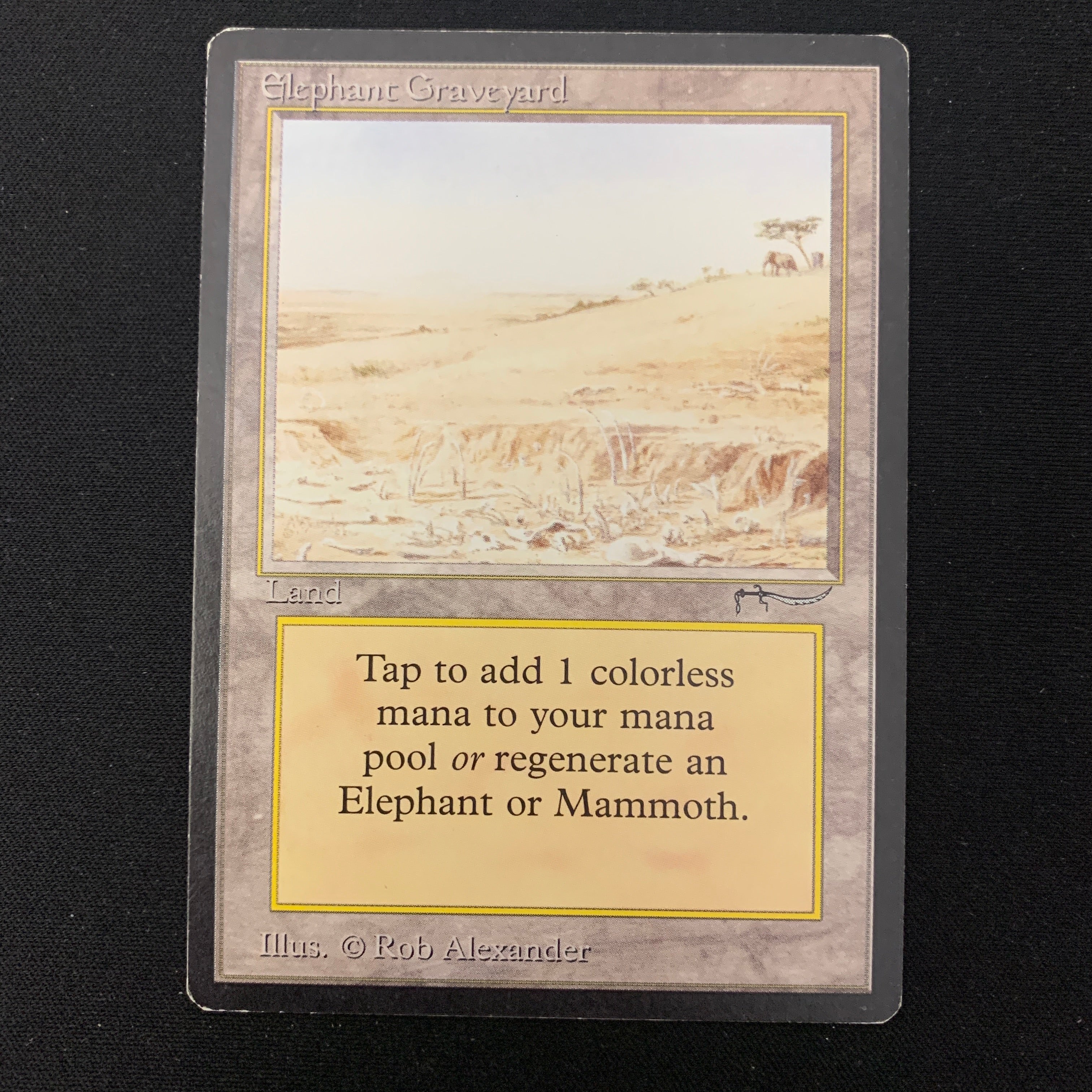 MTG Singles - Elephant Graveyard - Arabian Nights - 