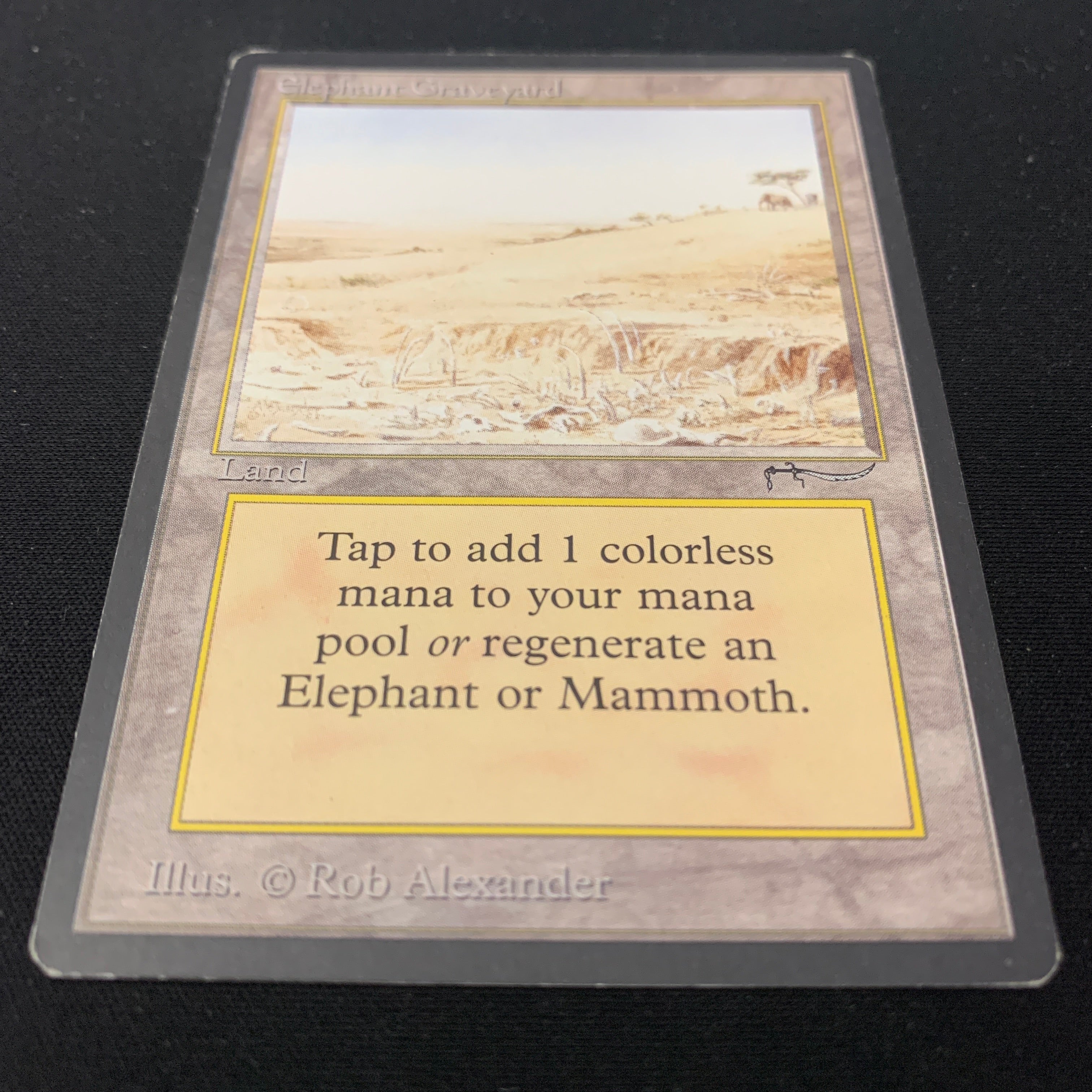 MTG Singles - Elephant Graveyard - Arabian Nights - 