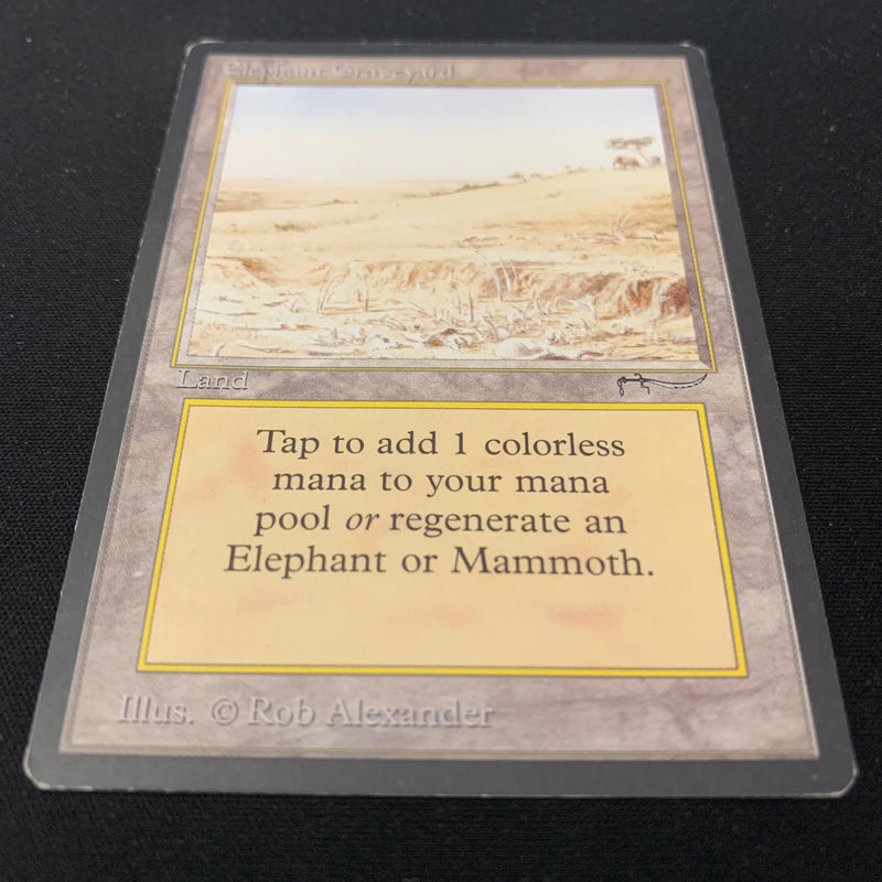 Magic the Gathering Elephant Graveyard - Arabian Nights 