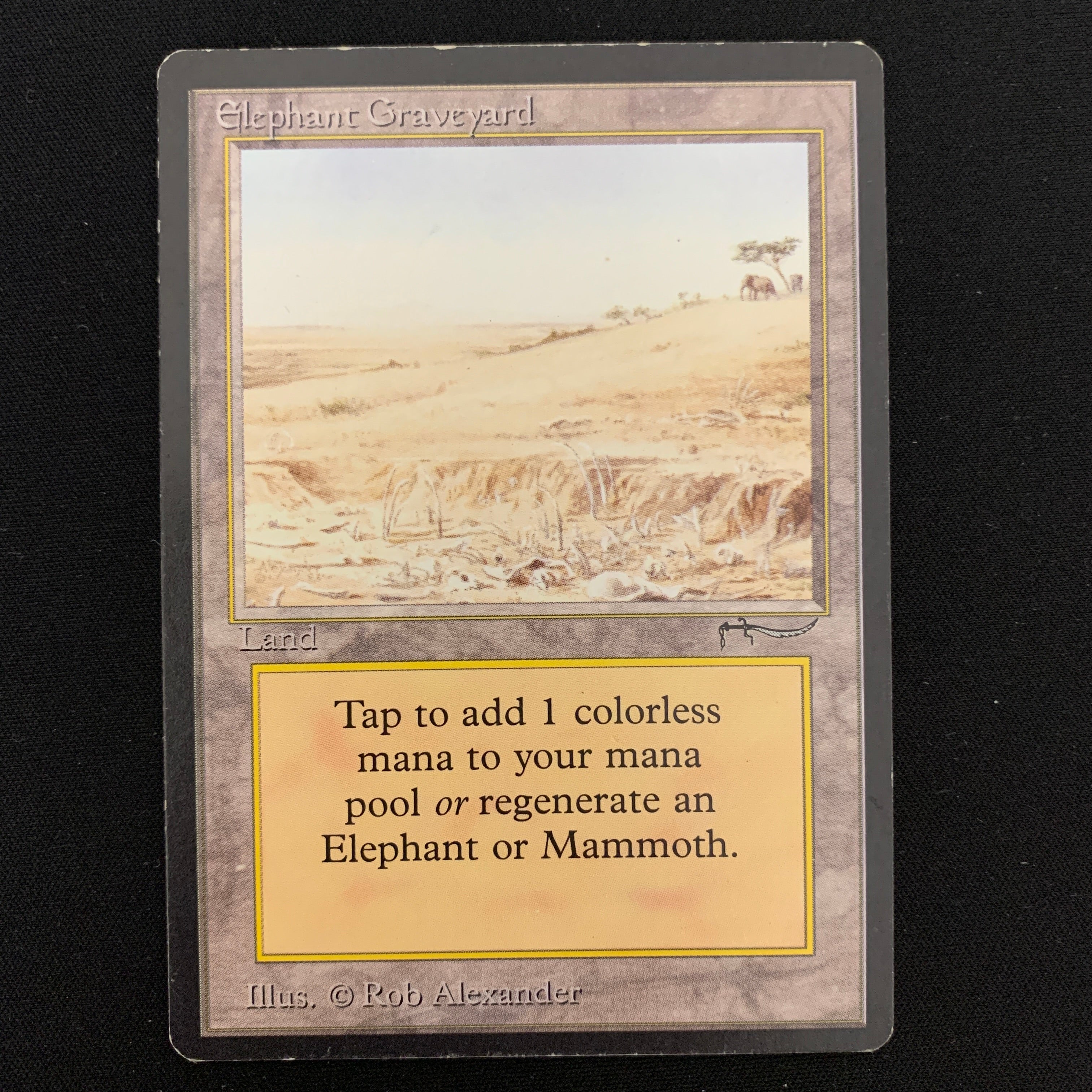 MTG Singles - Elephant Graveyard - Arabian Nights - 