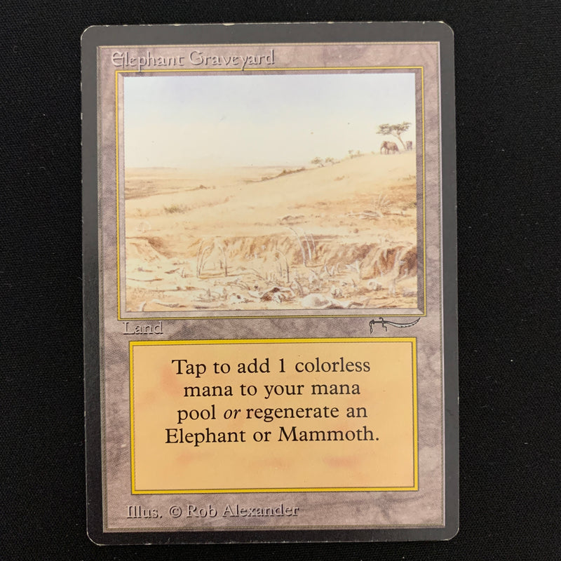 Magic the Gathering Elephant Graveyard - Arabian Nights LP - 23130