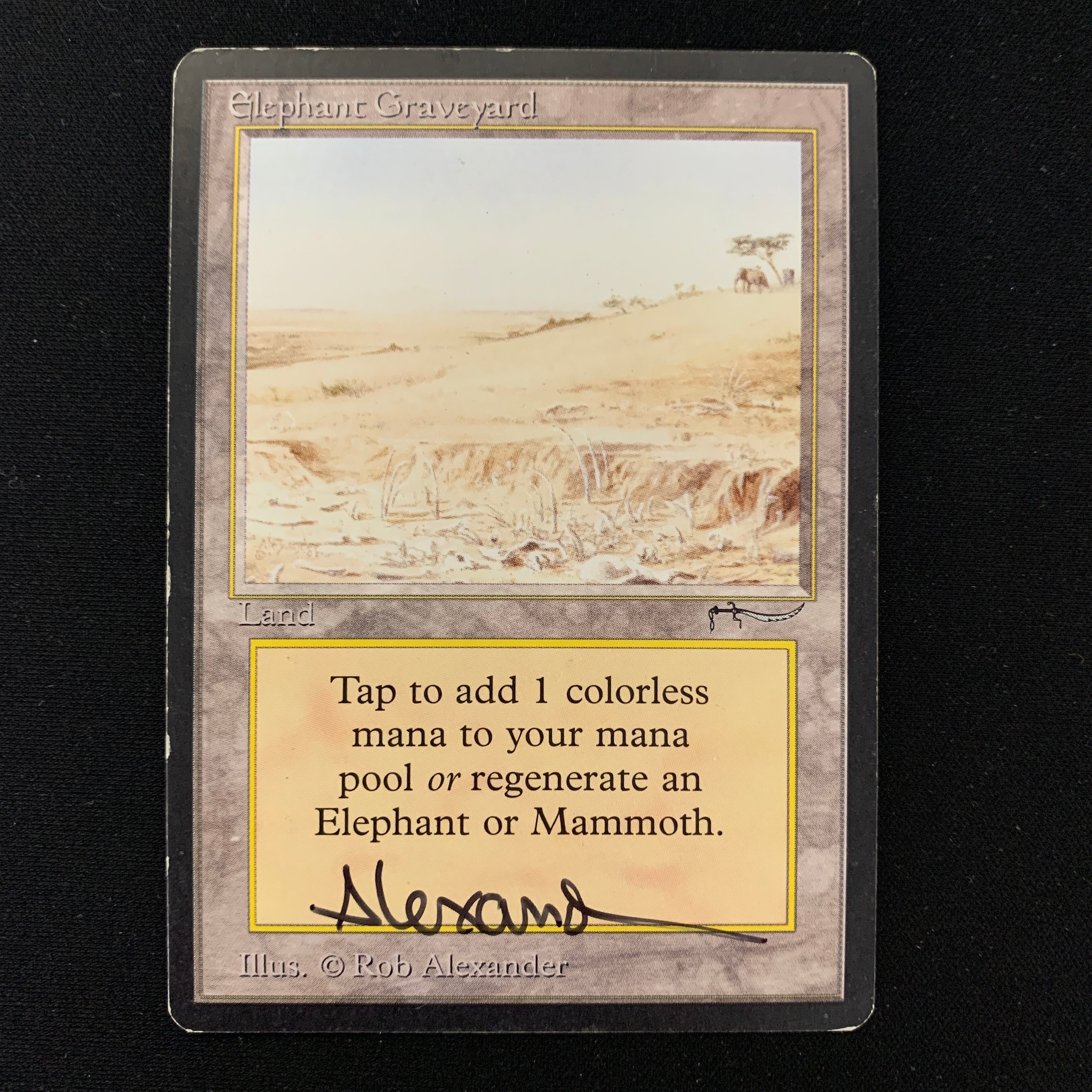MTG Singles - Elephant Graveyard - Arabian Nights - 